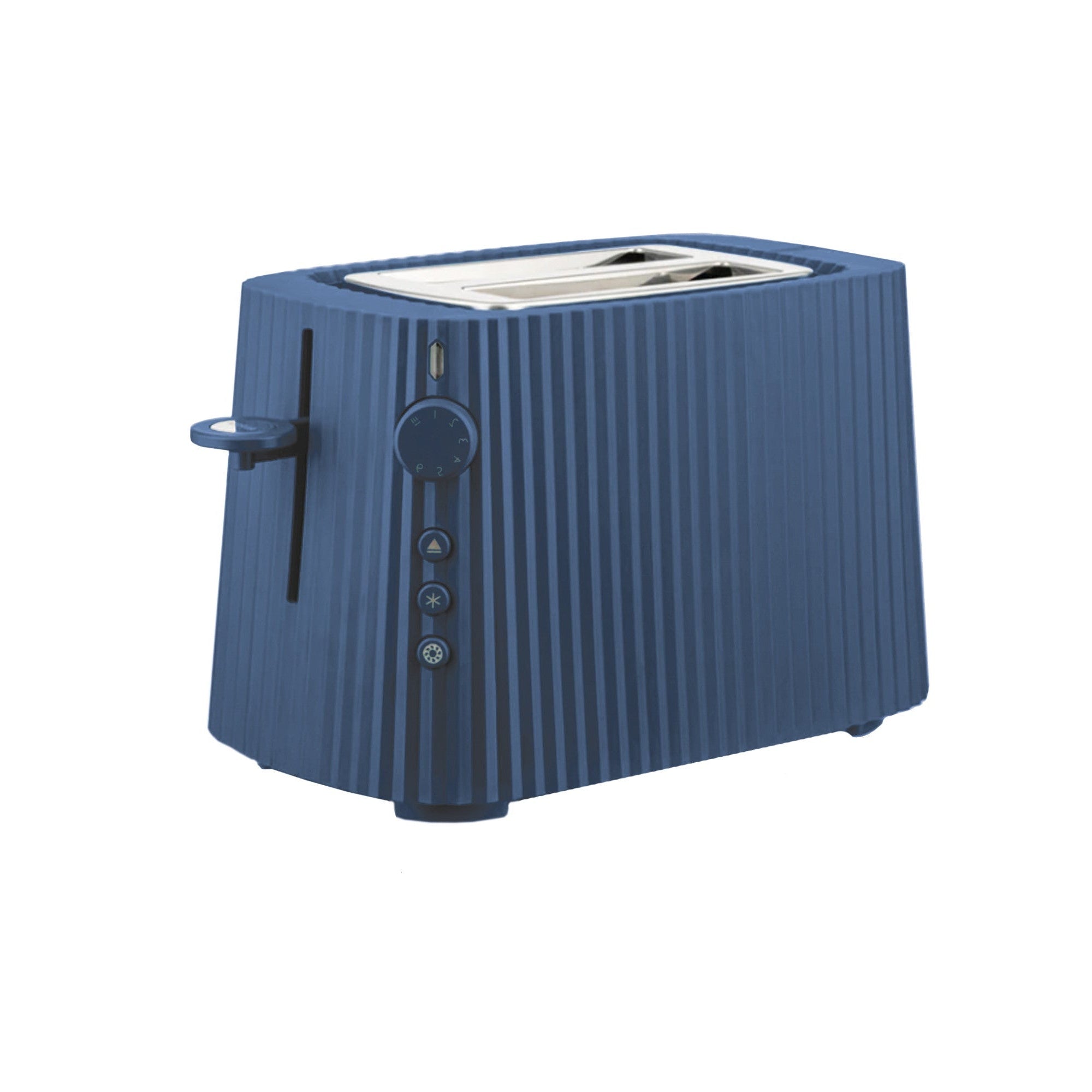 Plissé Toaster blauw