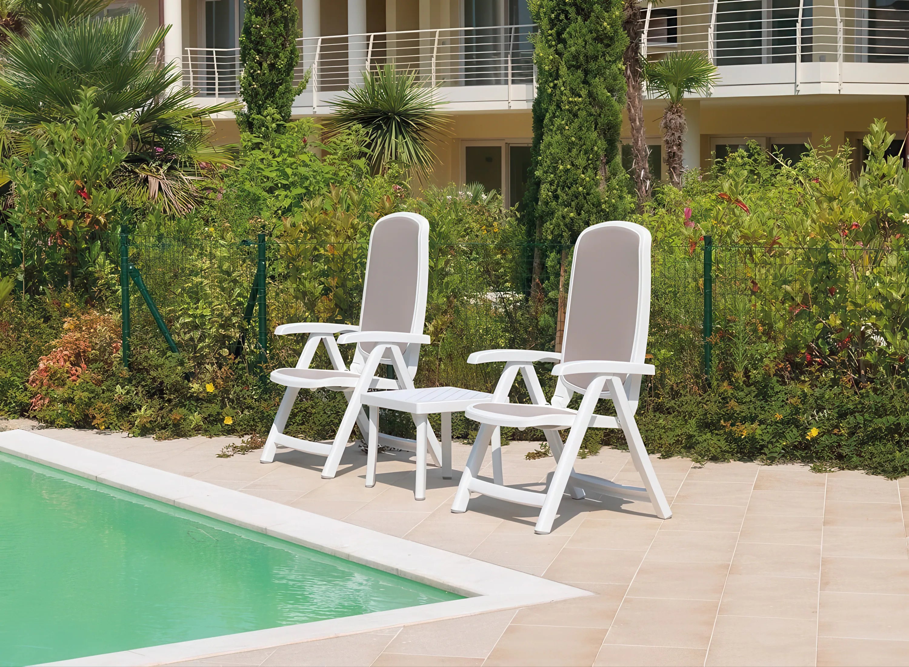 Buiten vierkante salontafel RODI antraciet