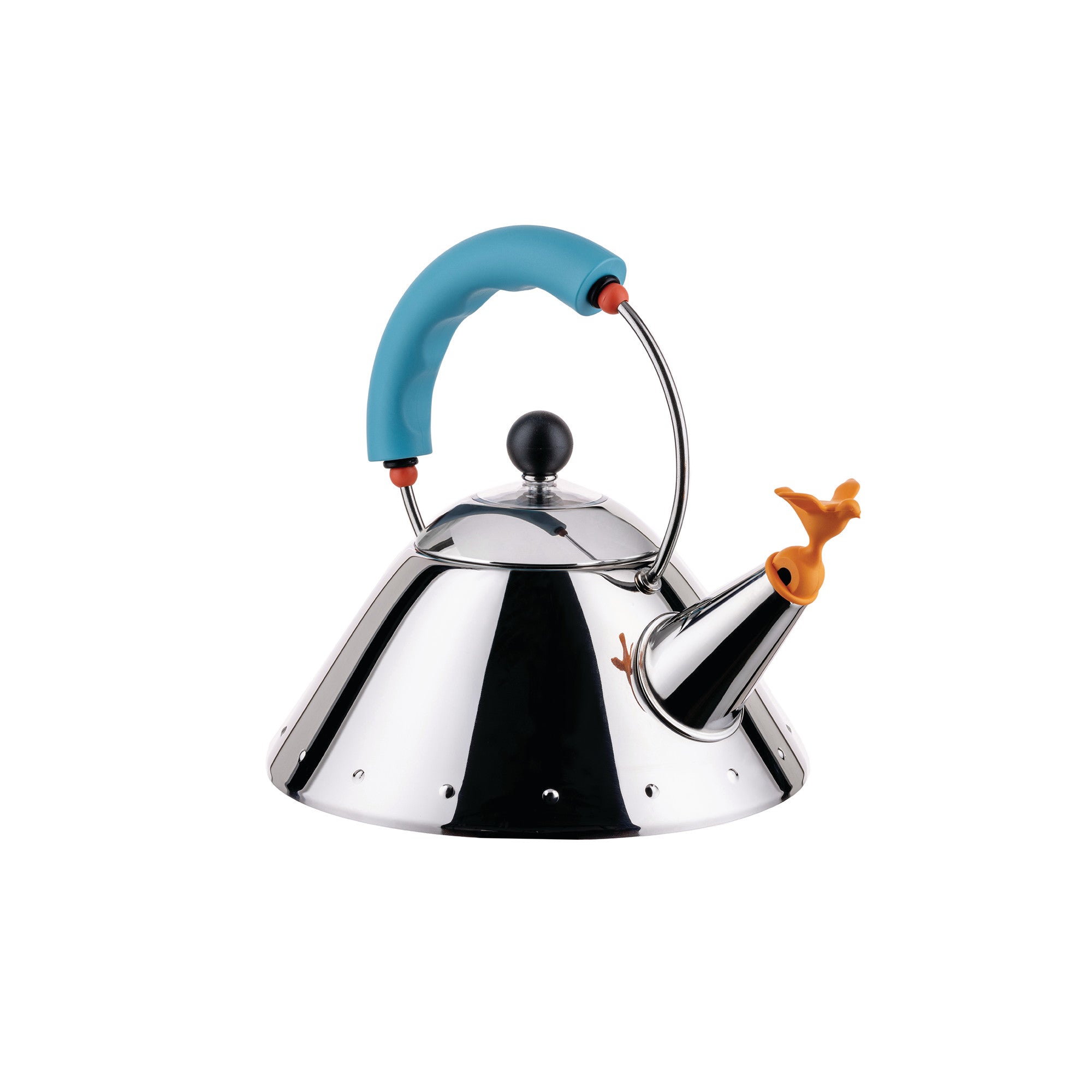 Czajnik indukcyjny 9093/1 srebrny z błękitnym – Alessi