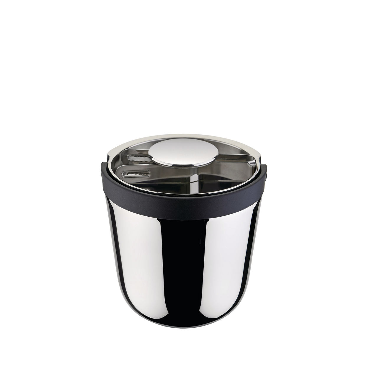 IJsdoos met tang THE TENDING BOX roestvrij staal