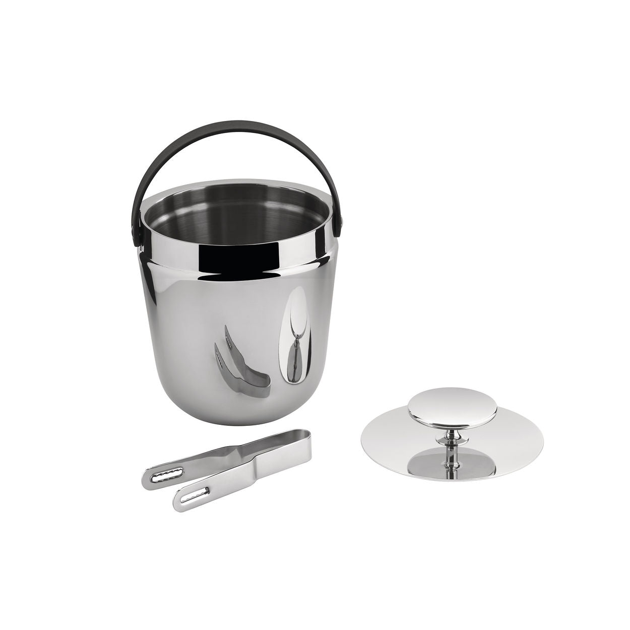 IJsdoos met tang THE TENDING BOX roestvrij staal