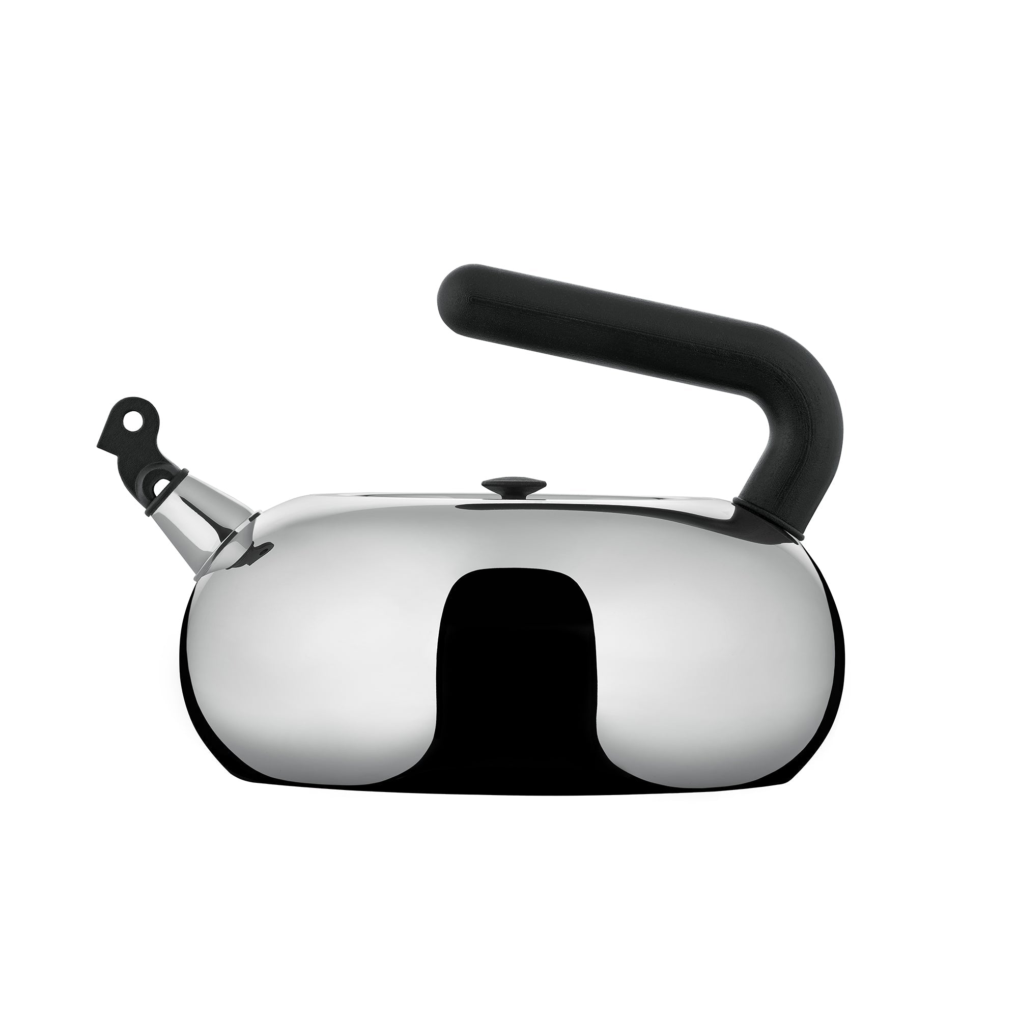 Czajnik indukcyjny BULBUL chrom z czarnym – Alessi