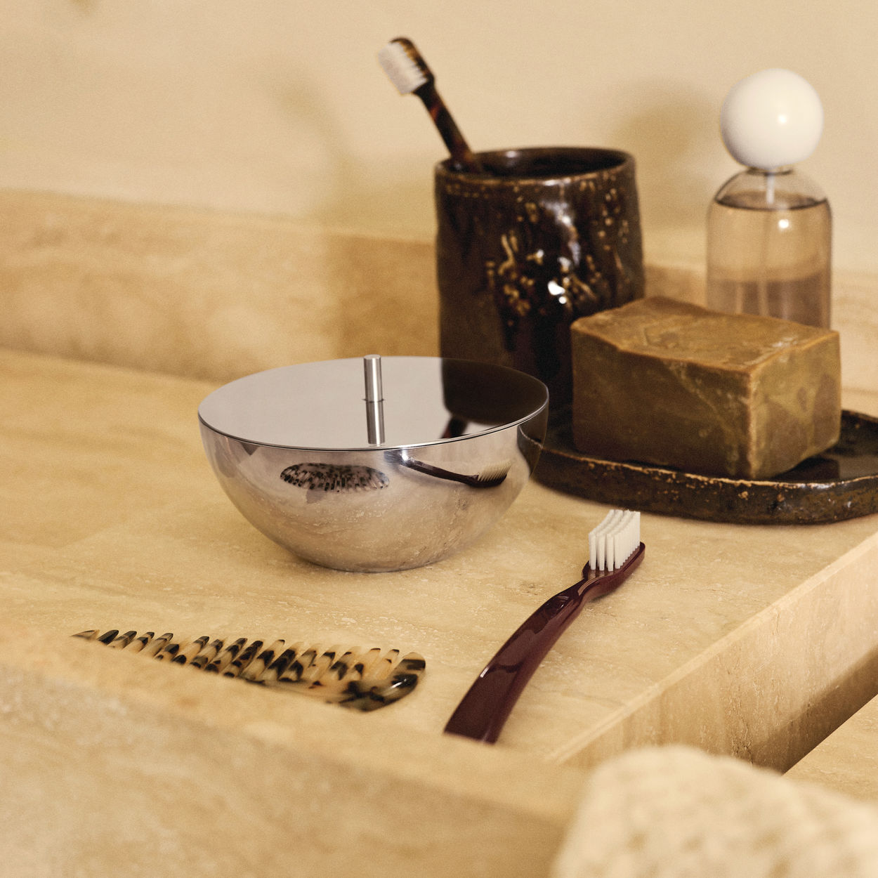 Kaarsenhouder ROCC roestvrij staal