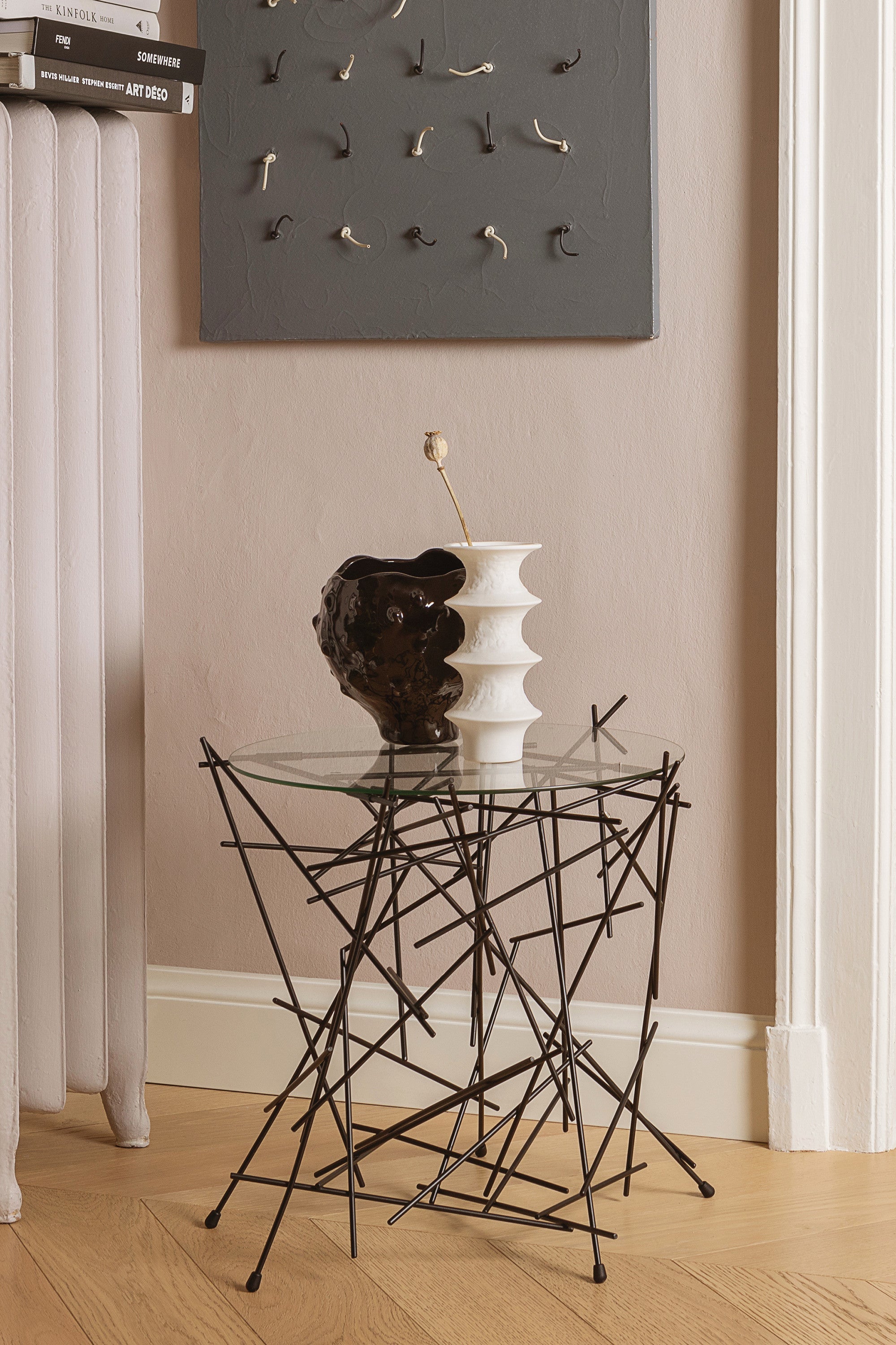 Opblaasbare BLOW UP tafel zilver