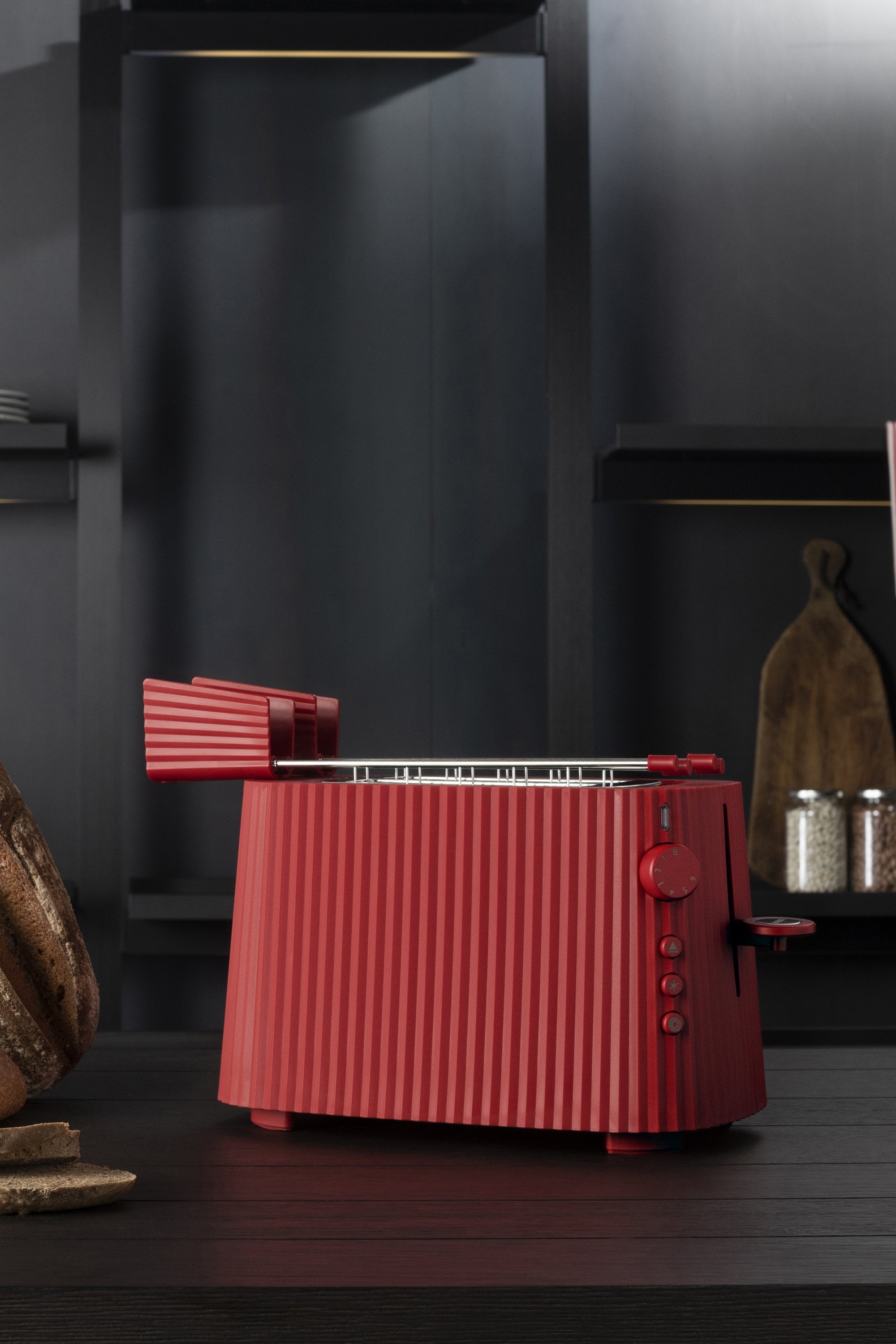Tosti-ijzer PLISSÉ rood