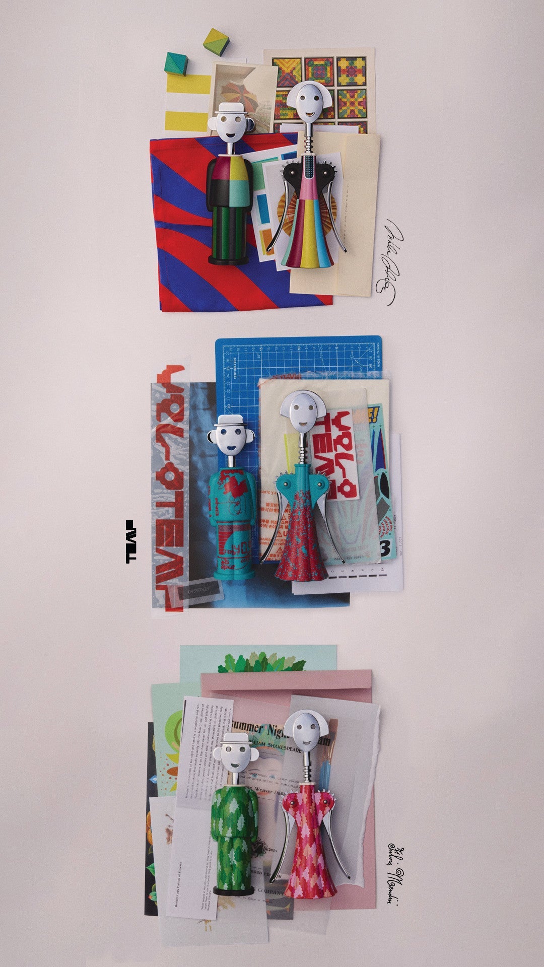 Vleugelschroef ANNA G. - ARBOREA rood met roze