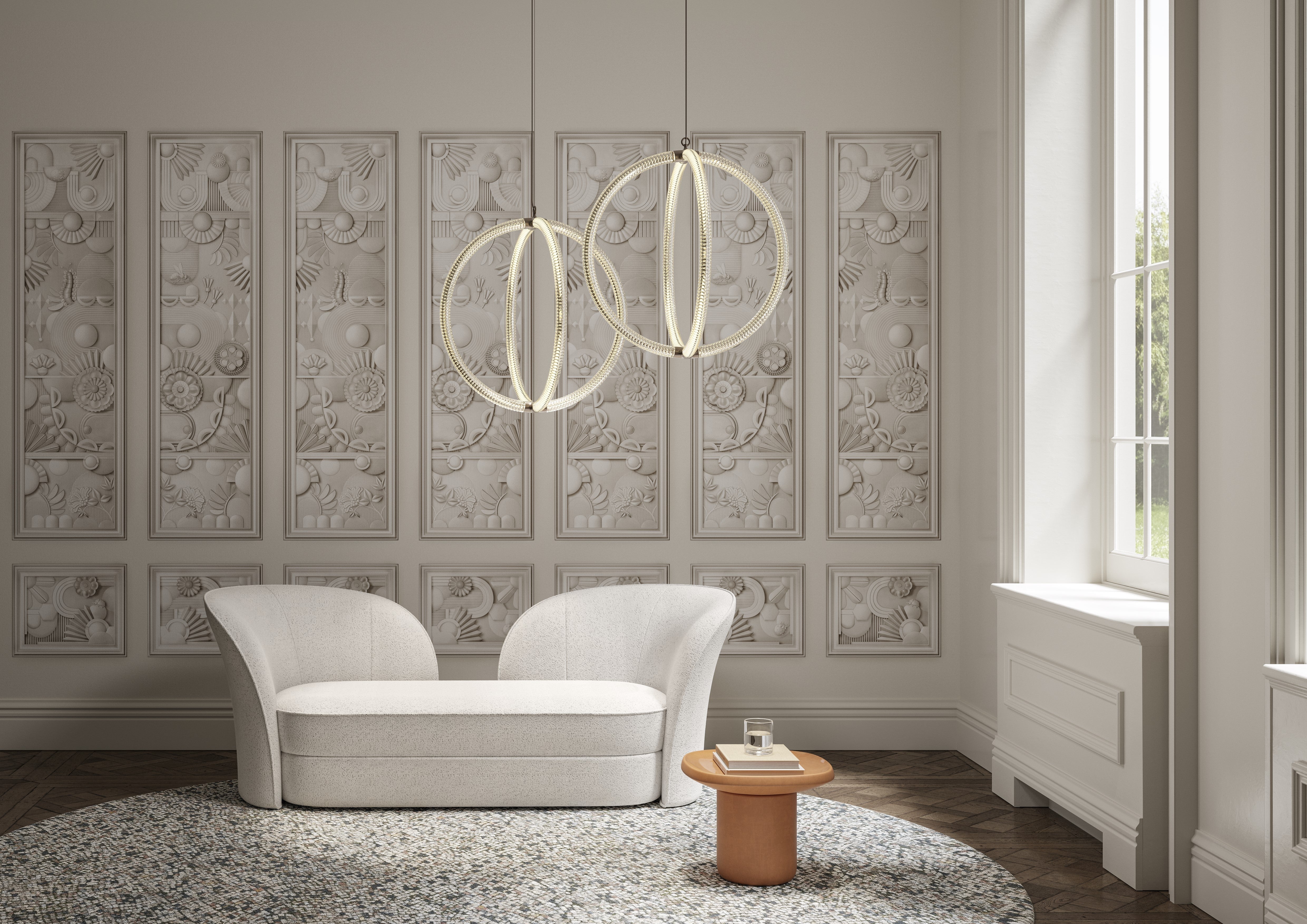 Hanglamp LUMINORA doorzichtig