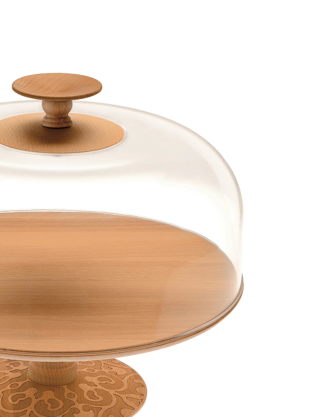Pokrywa do patery DRESSED IN WOOD drewno bukowe – Alessi