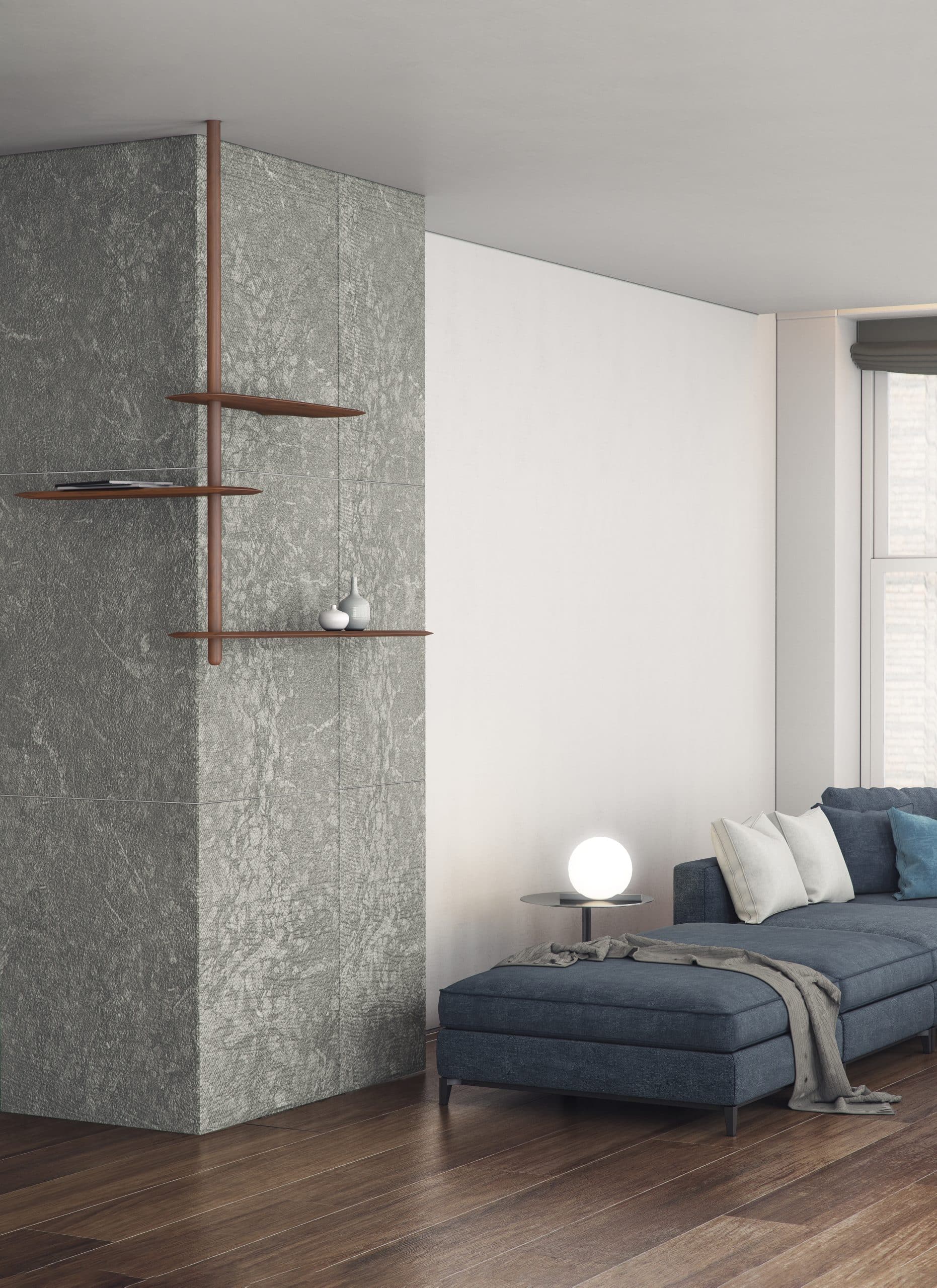 Wandregal UNICA - KONFIGURATION 05 Nussbaumfurnier