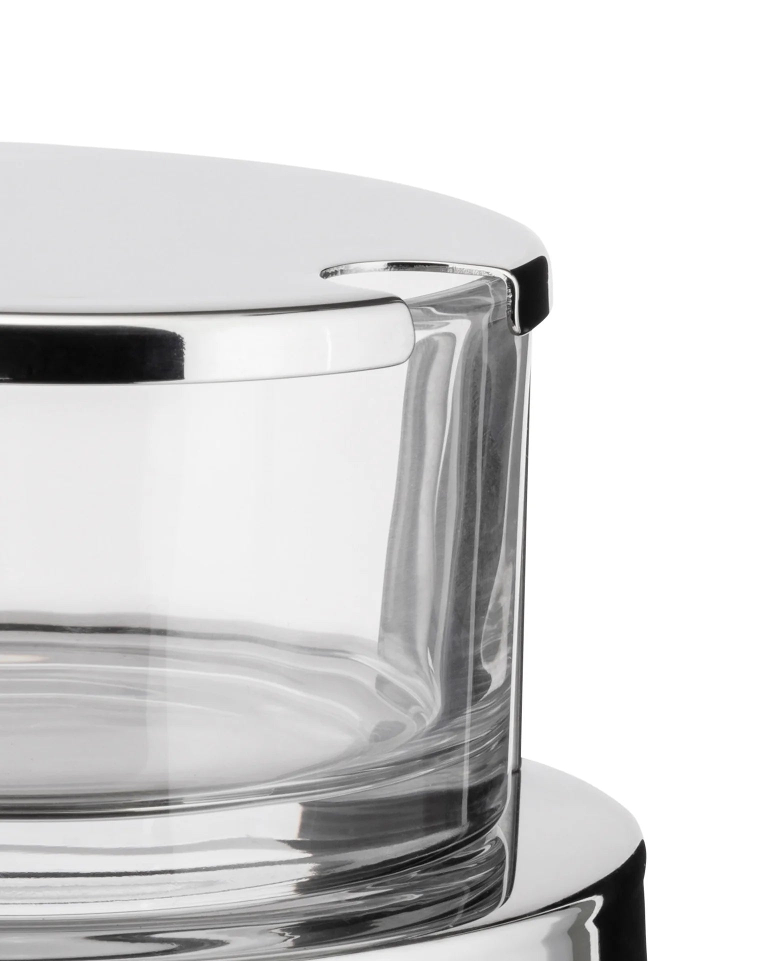 Parmezaanhouder 5071 glas en staal