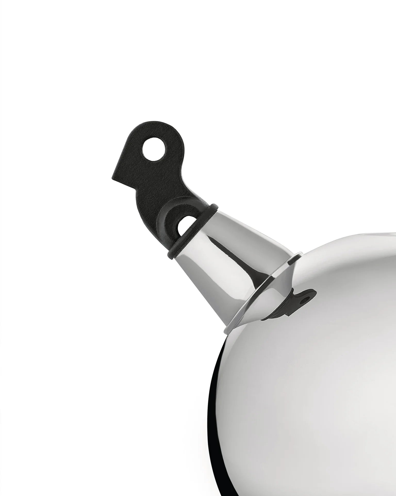 Czajnik indukcyjny BULBUL chrom z czarnym – Alessi
