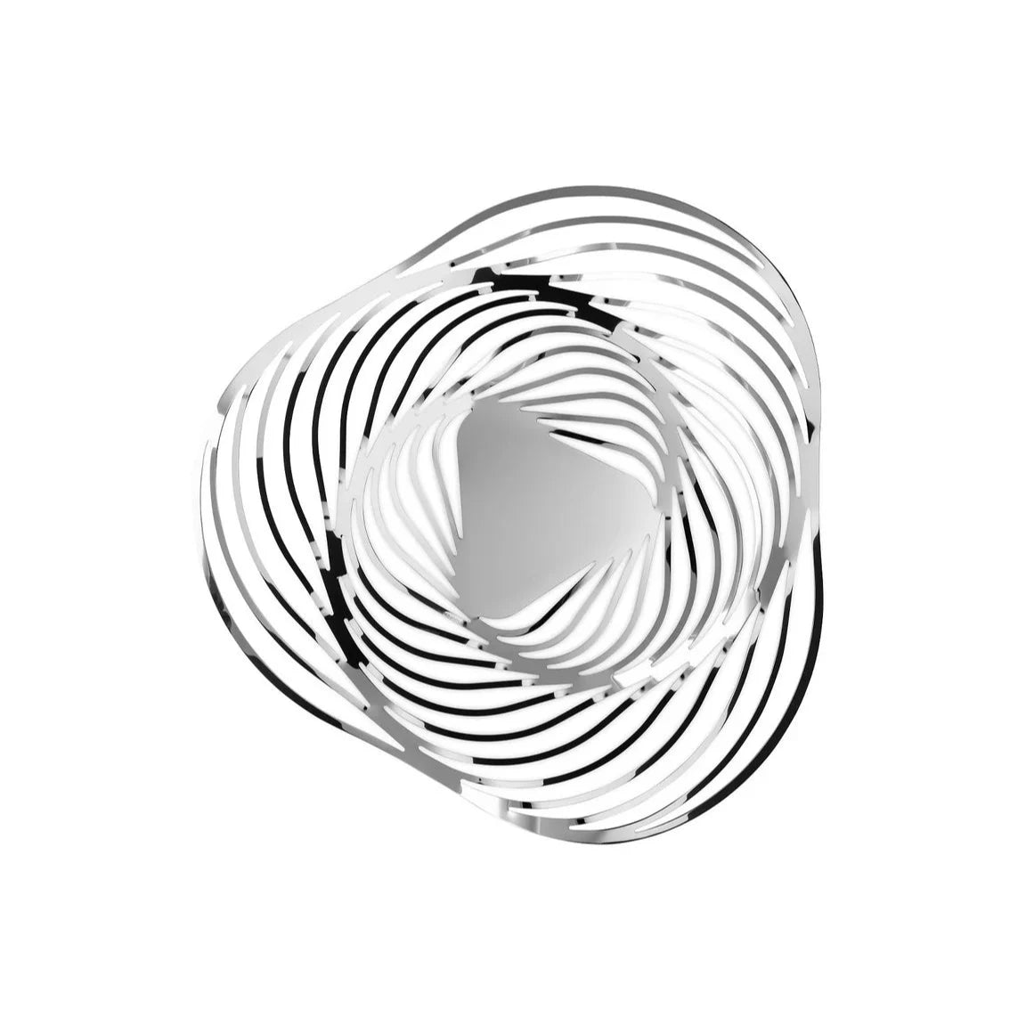 Patera TRINITY gepolijste stal