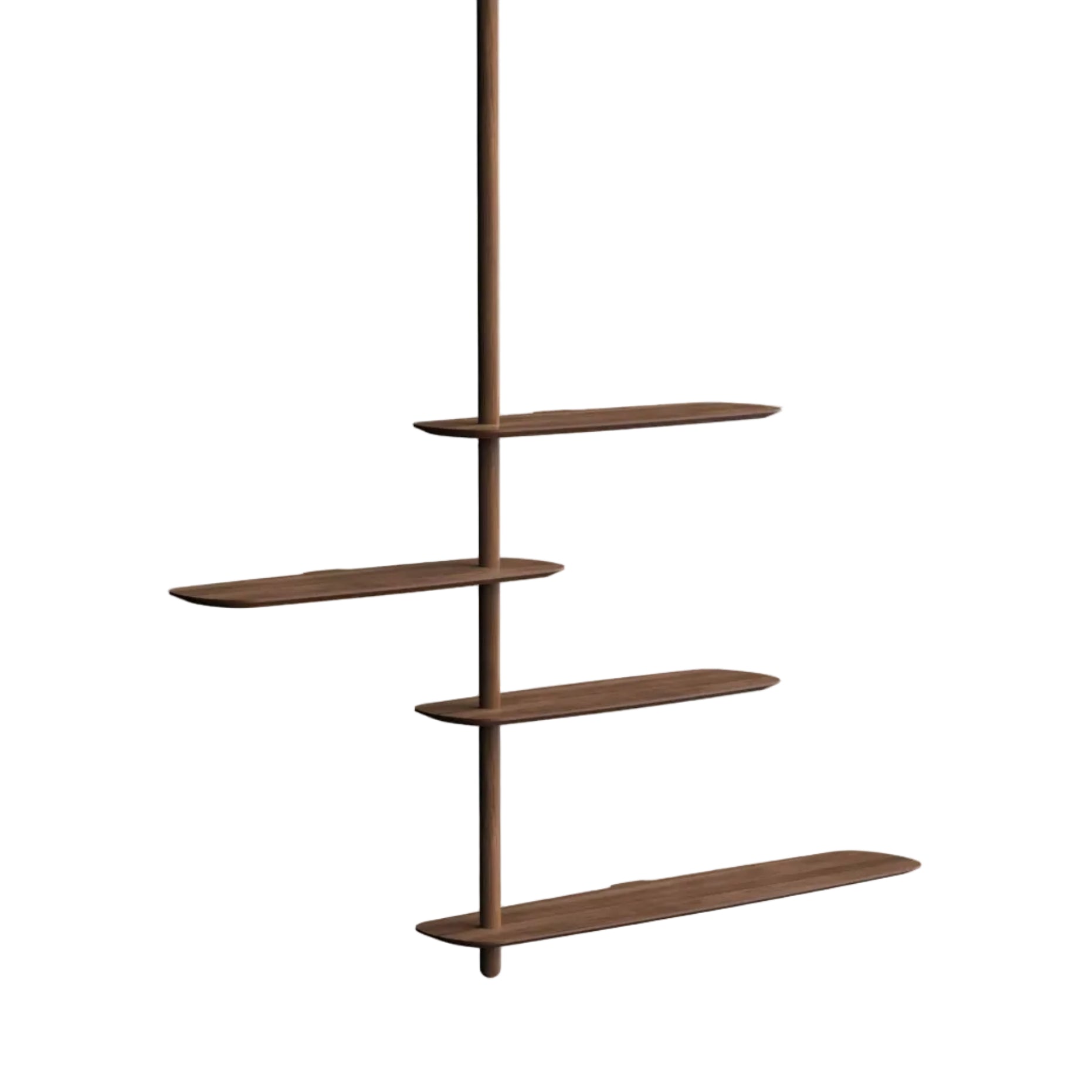 UNICA Wall Shelf - CONFIGURATION 06 Walnut Veneer