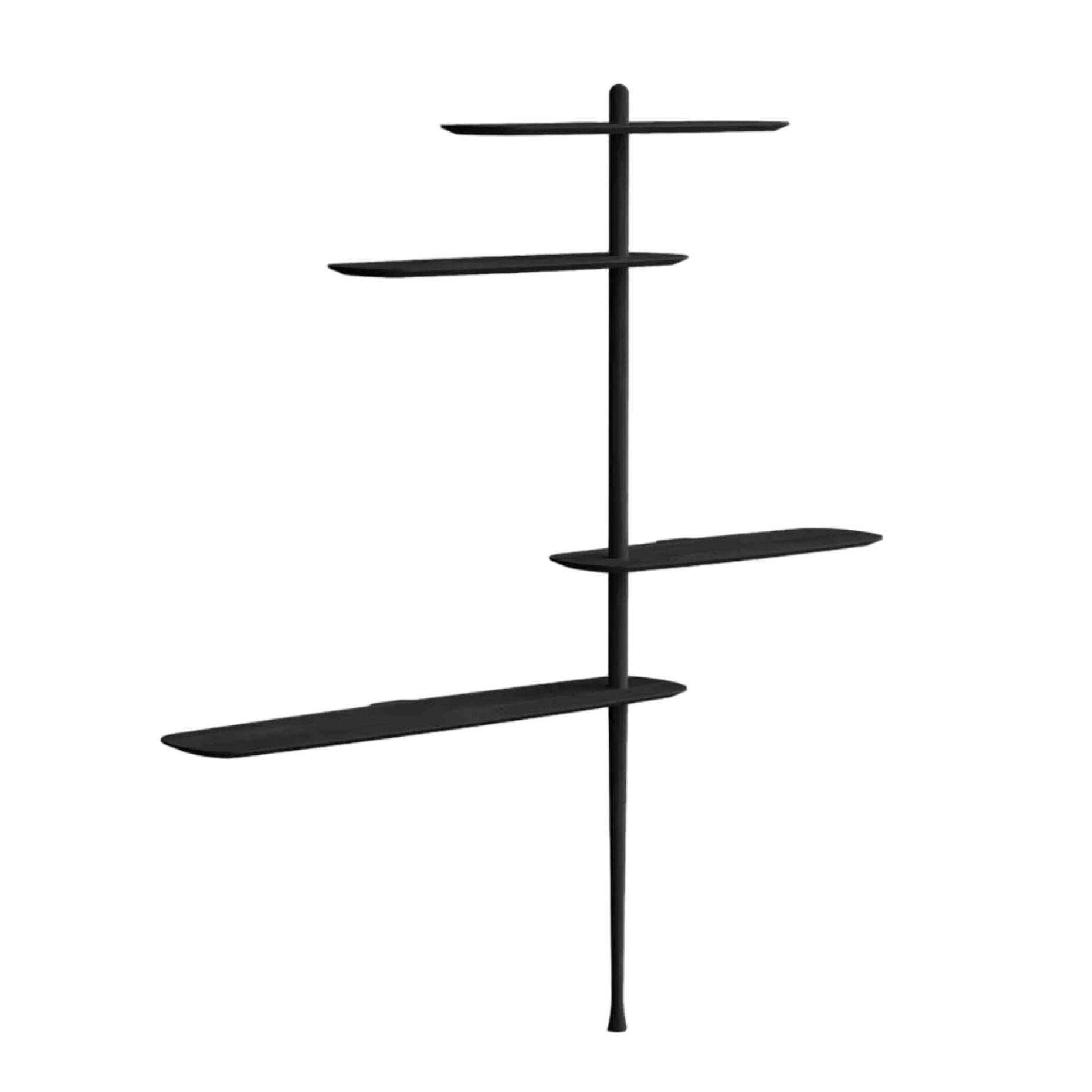 UNICA Shelf - CONFIGURATION 08 black ash veneer