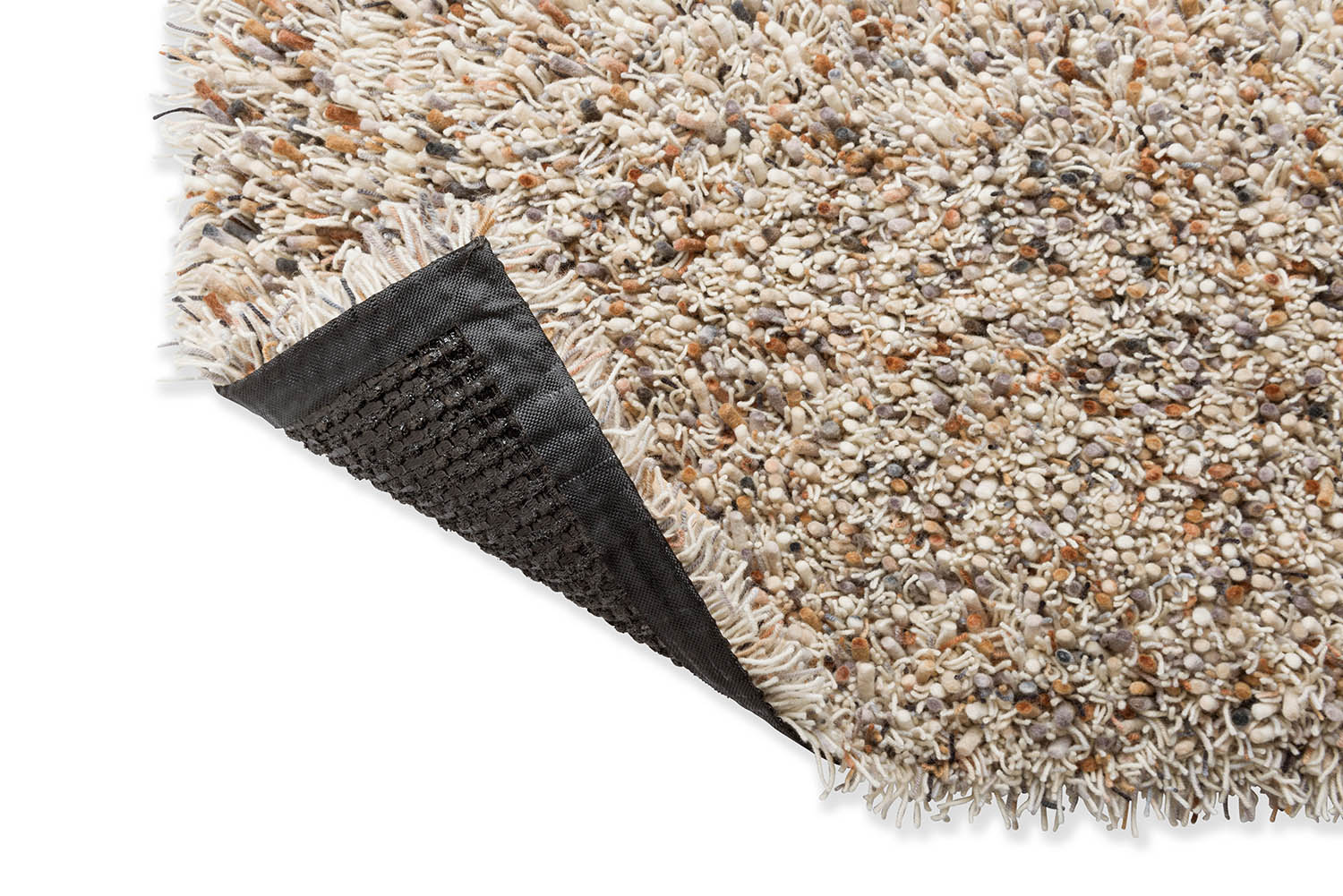 Teppich mit langem Flor SPRING beige-grau