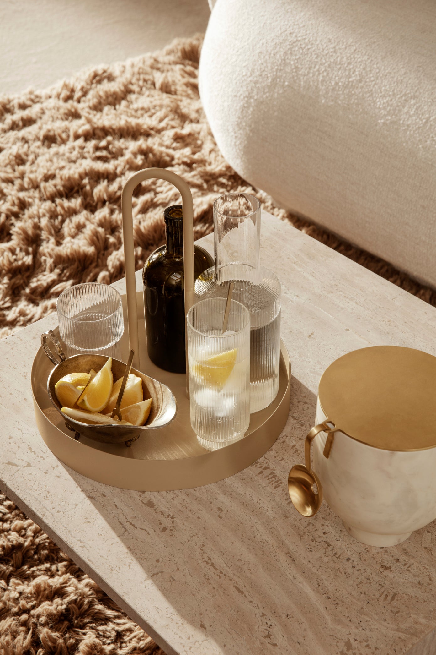 Karaf Rimpeling handgeblazen glas