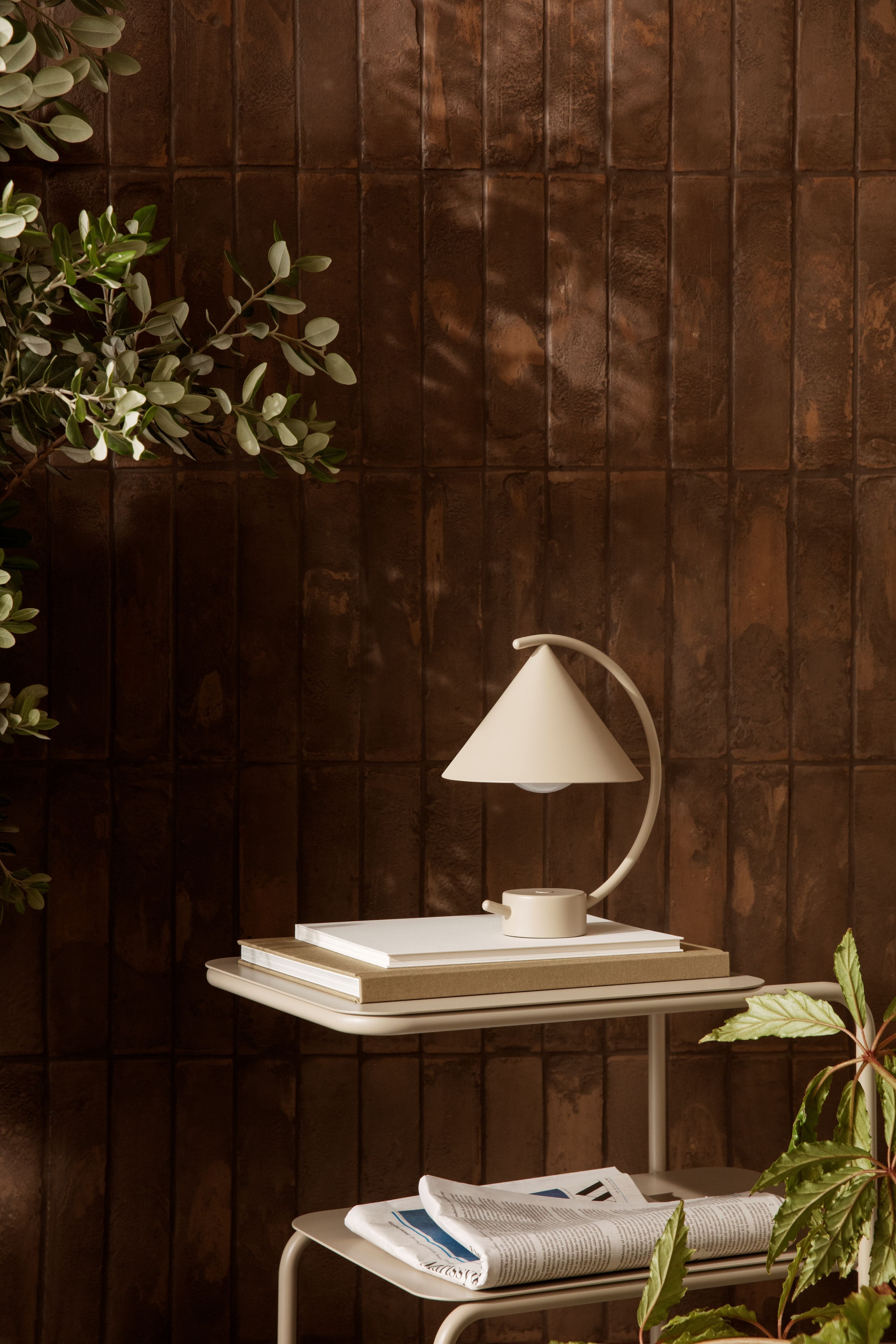 MERIDIAN Tragbare Lampe beige