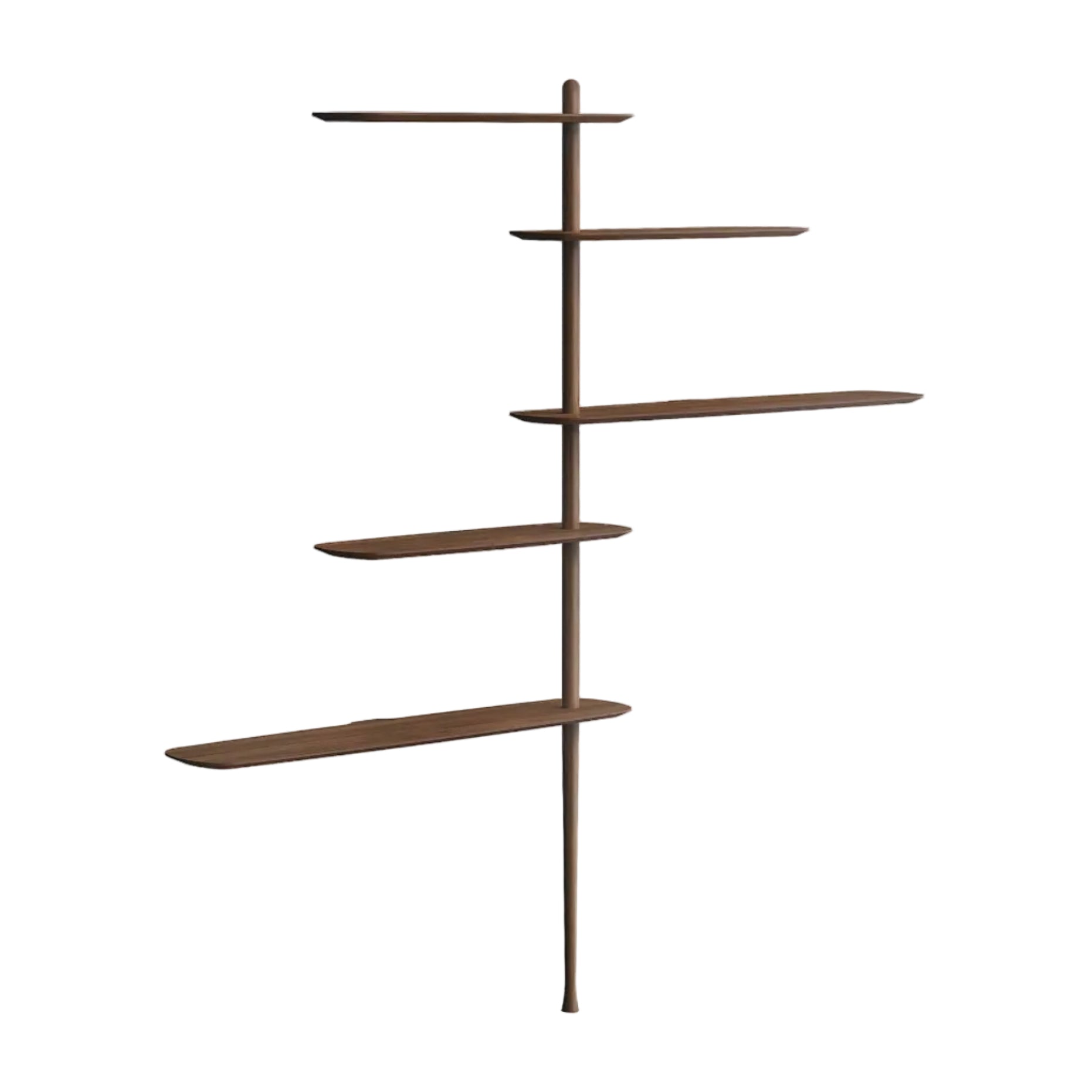 UNICA Wall Shelf - CONFIGURATION 10 Walnut Veneer