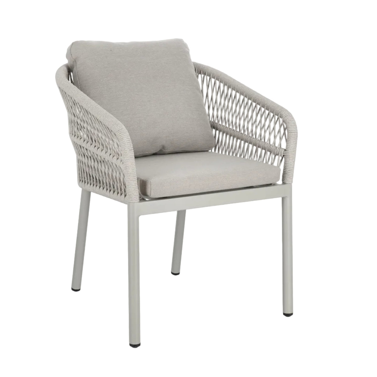 Buitenstoel GALDANA grijs-beige