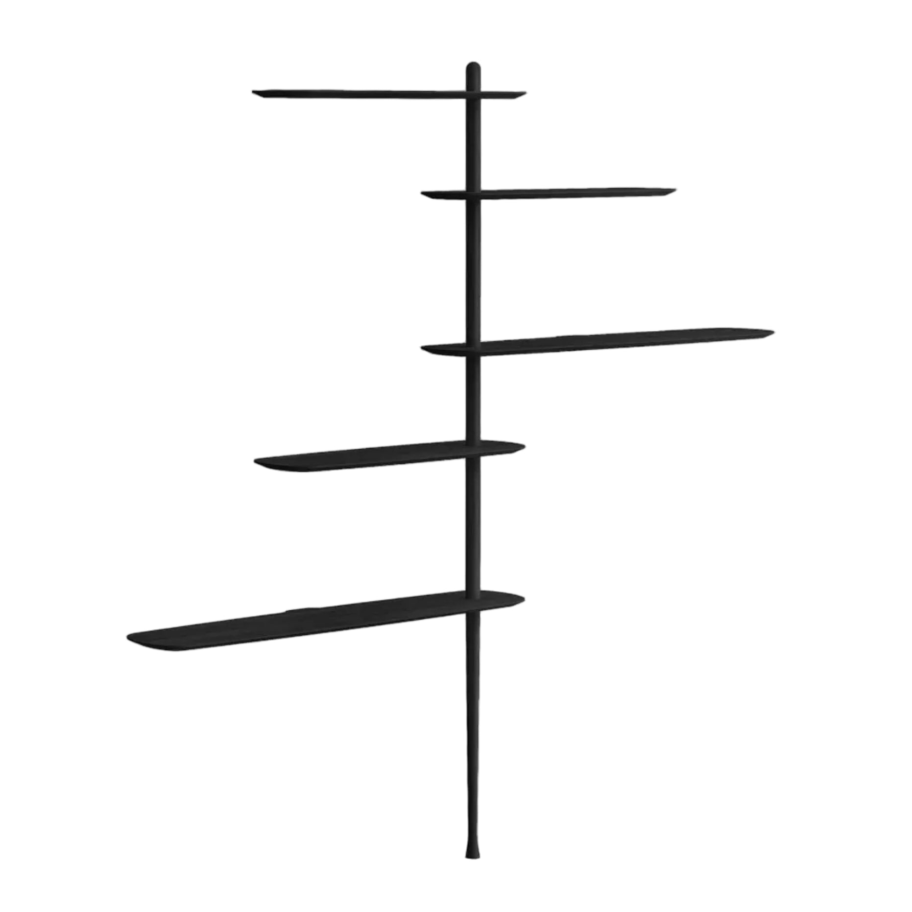 UNICA Wall Shelf - CONFIGURATION 10 Black Ash Veneer