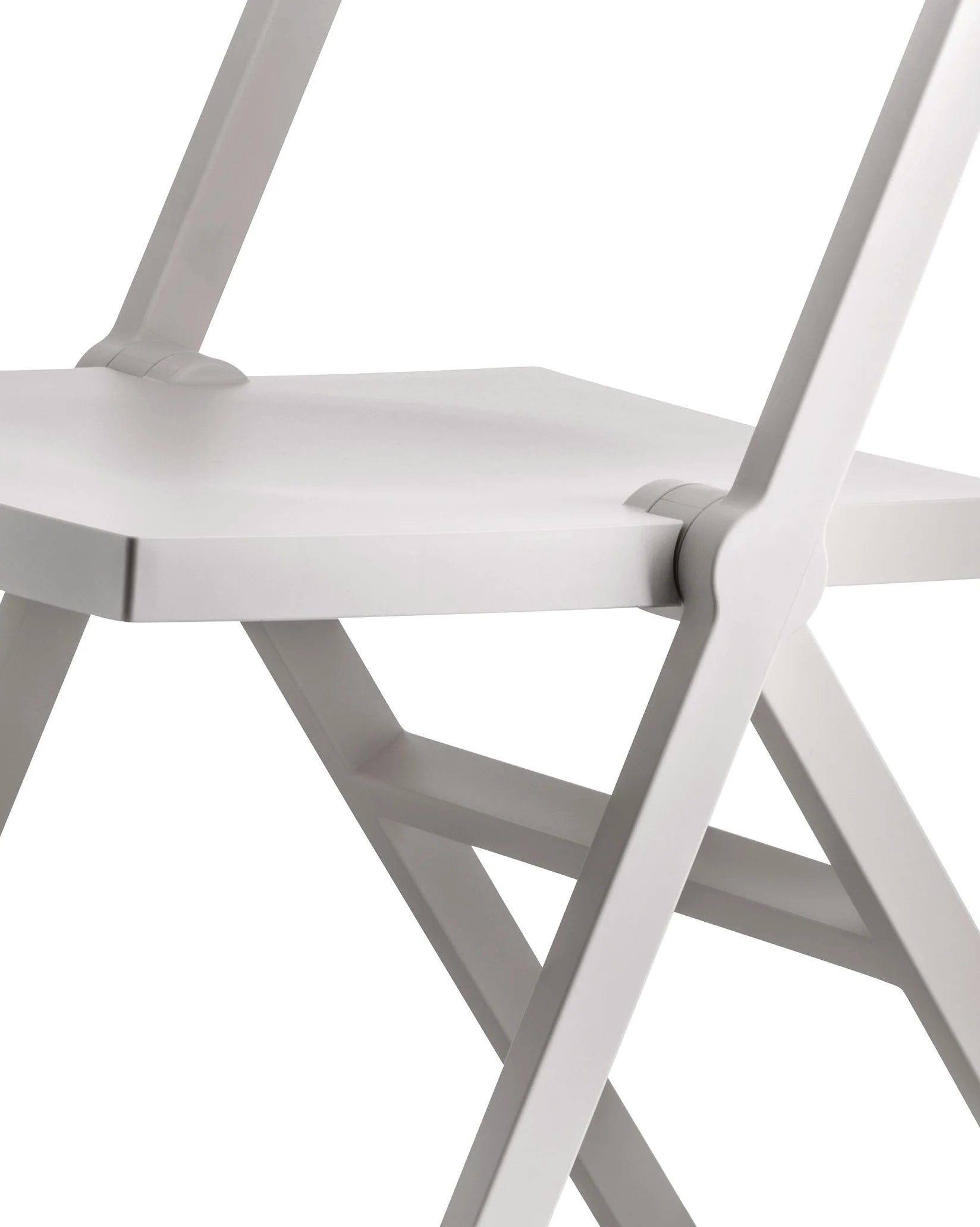 Krzesło składane PIANA czerwony do jadalni – styl minimalistyczny
