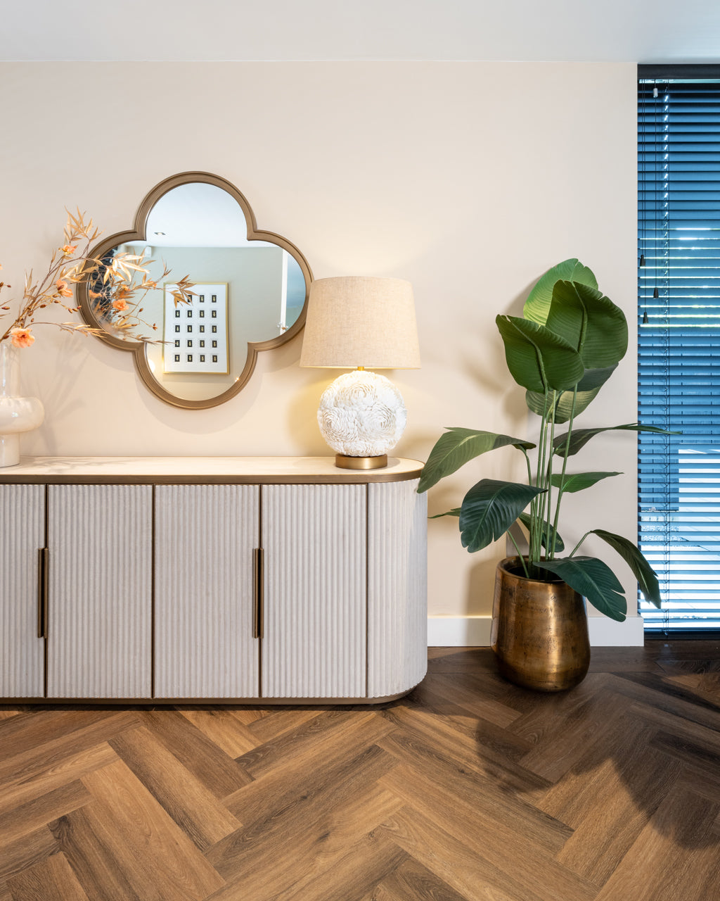 Lustro LOWEN gebürstet gold