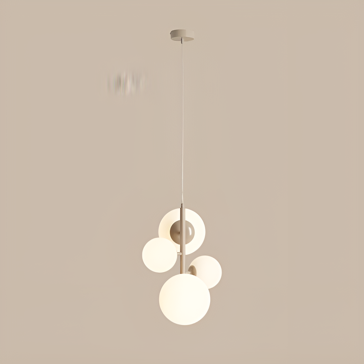 Bloom quatro beige hanging lamp