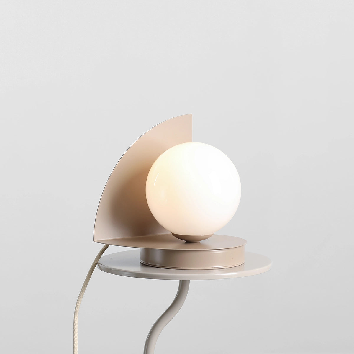 Tafellamp LOOP beige