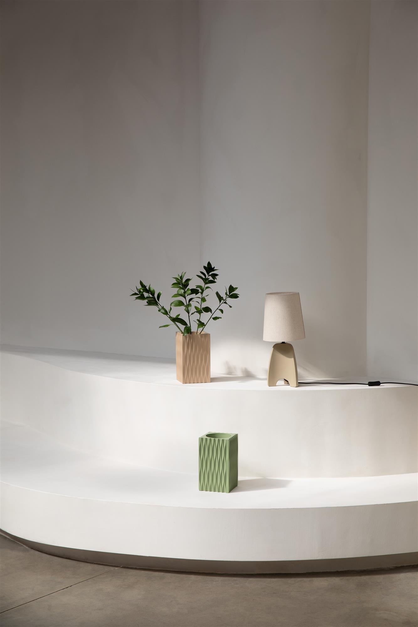 Saba Beige Tischlampe