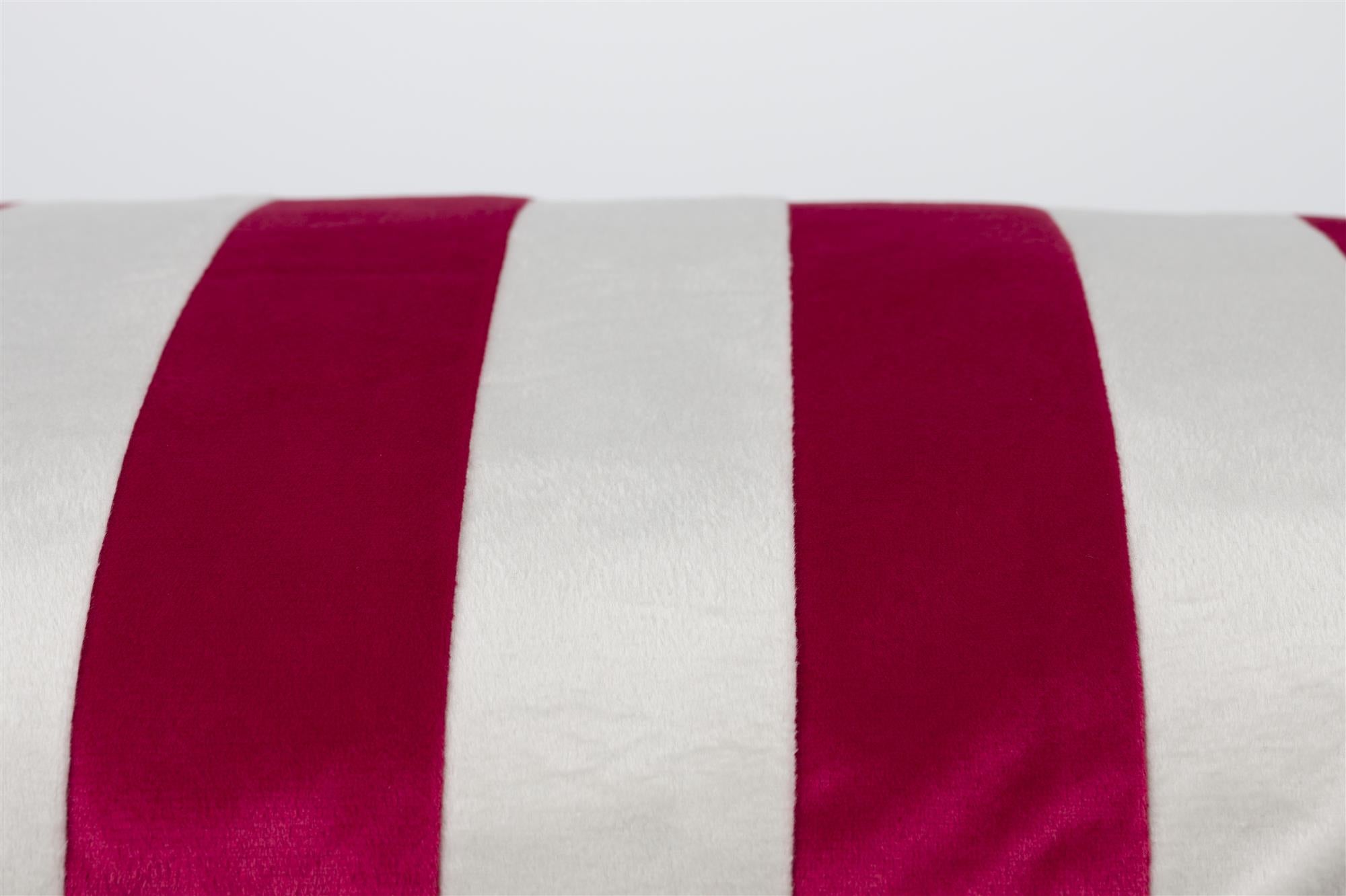 Kussen TAZ rood met wit