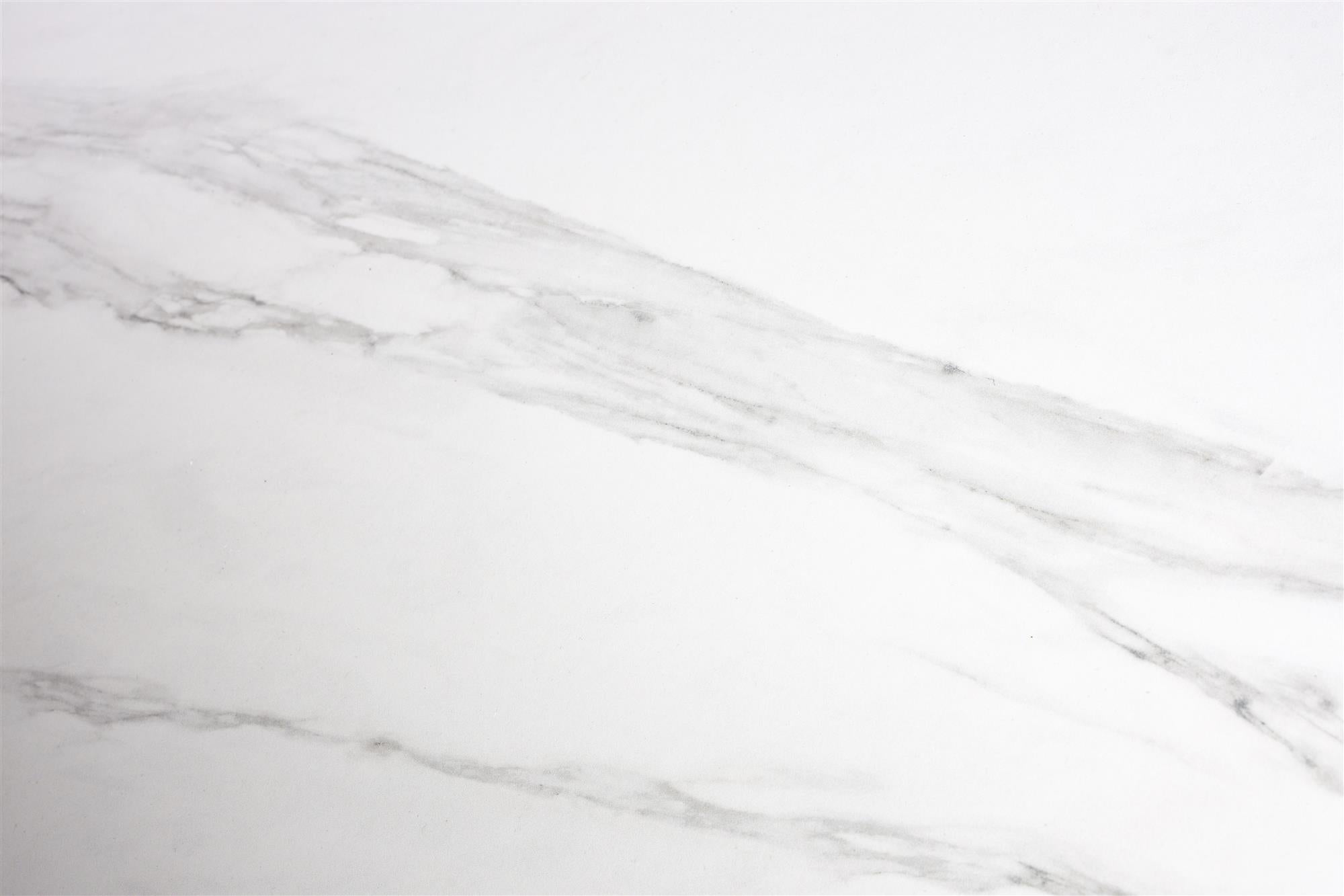 ALMIRA Walnusstisch mit Marmoreffekt