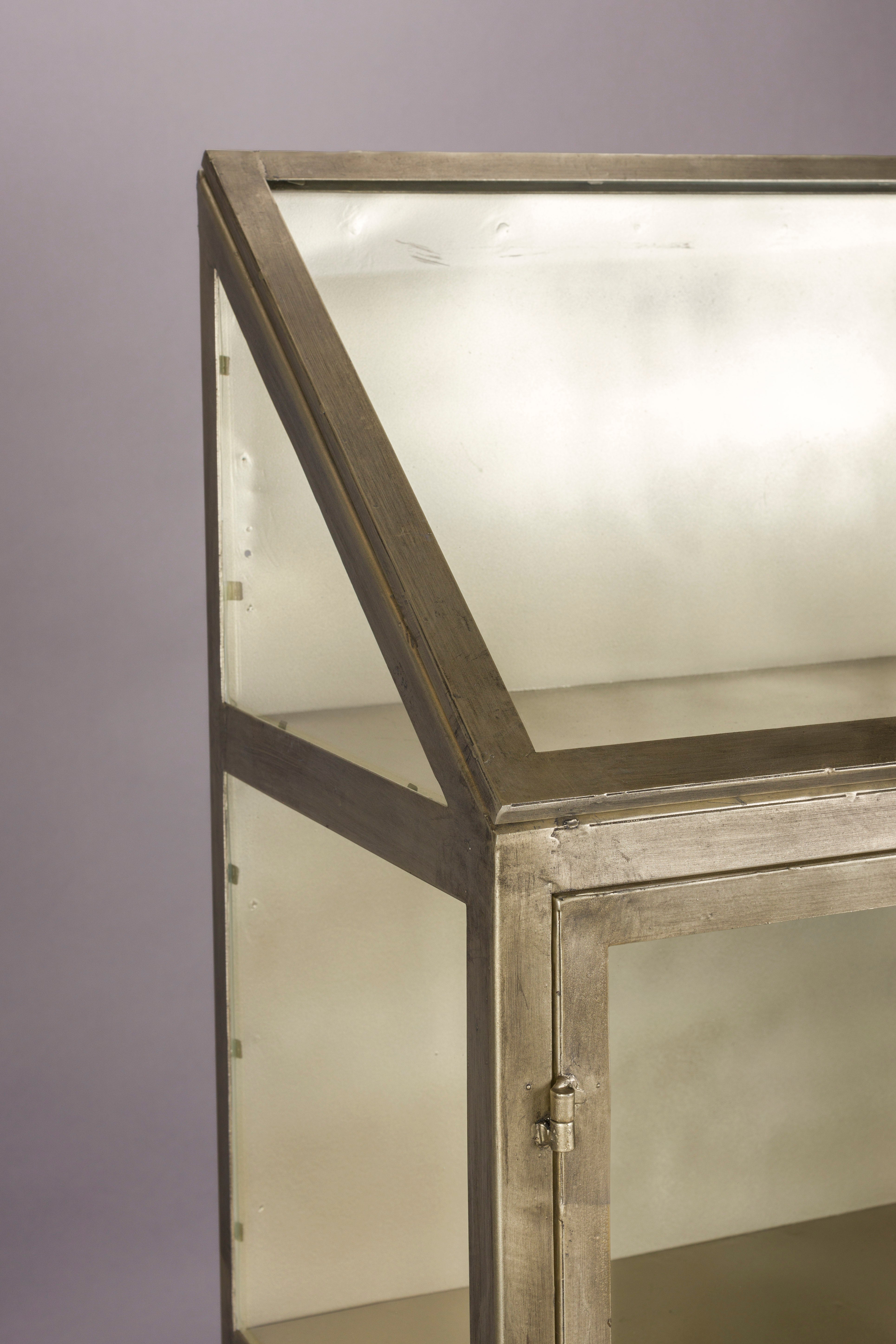 Industrielle Vitrine MONVISO antikgold