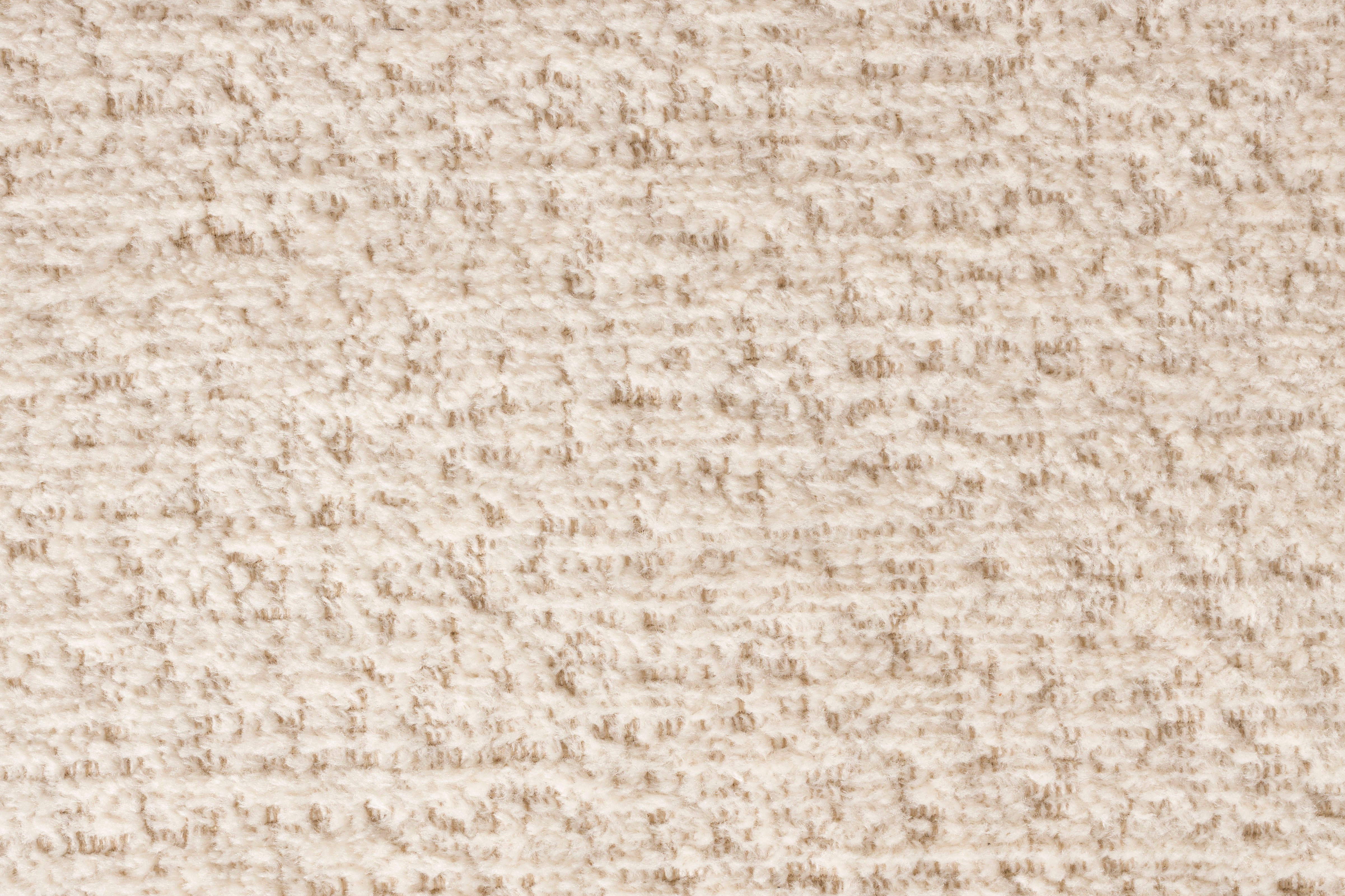 Beige EMILIUS fauteuil met houten basis