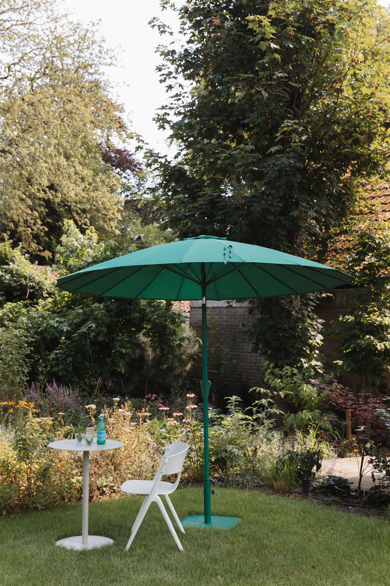 Parasol ZONNESCHIJN groen