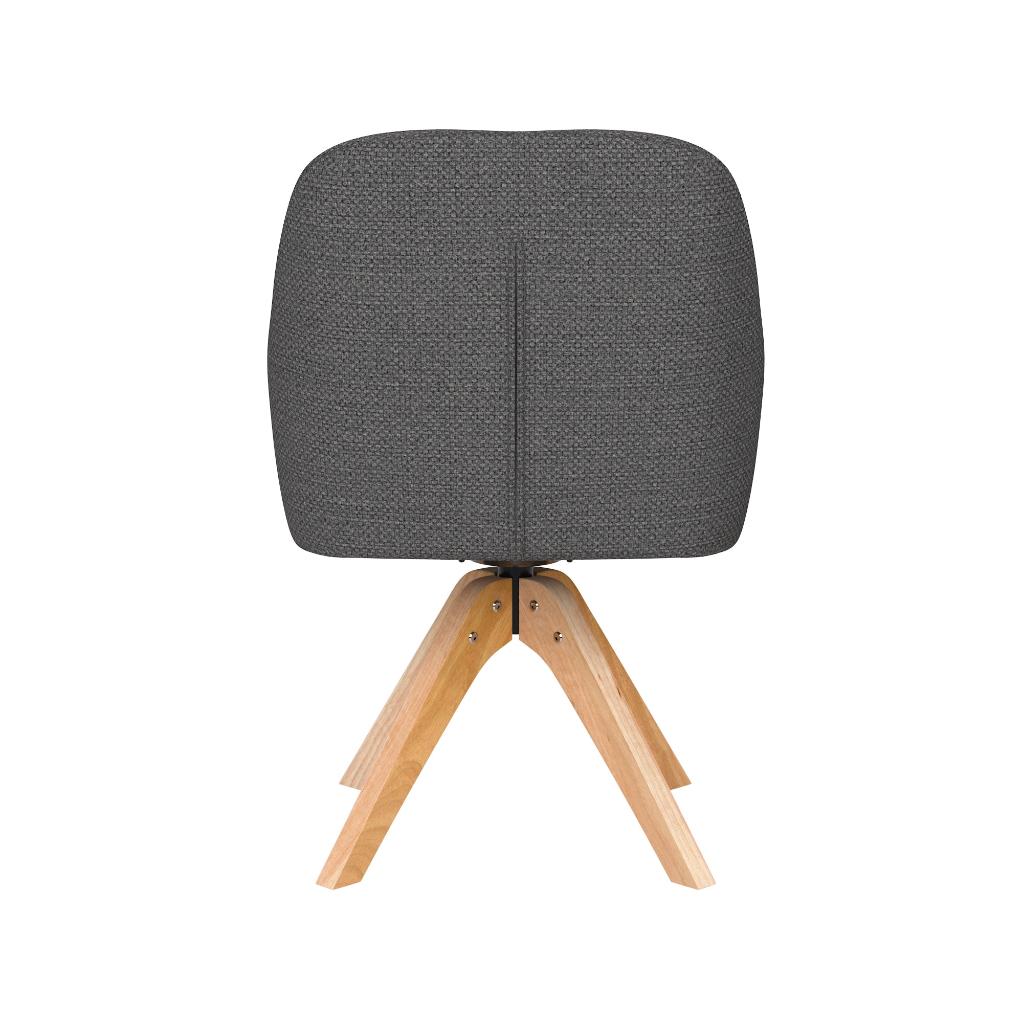 OTIS swivel chair gray with wooden base