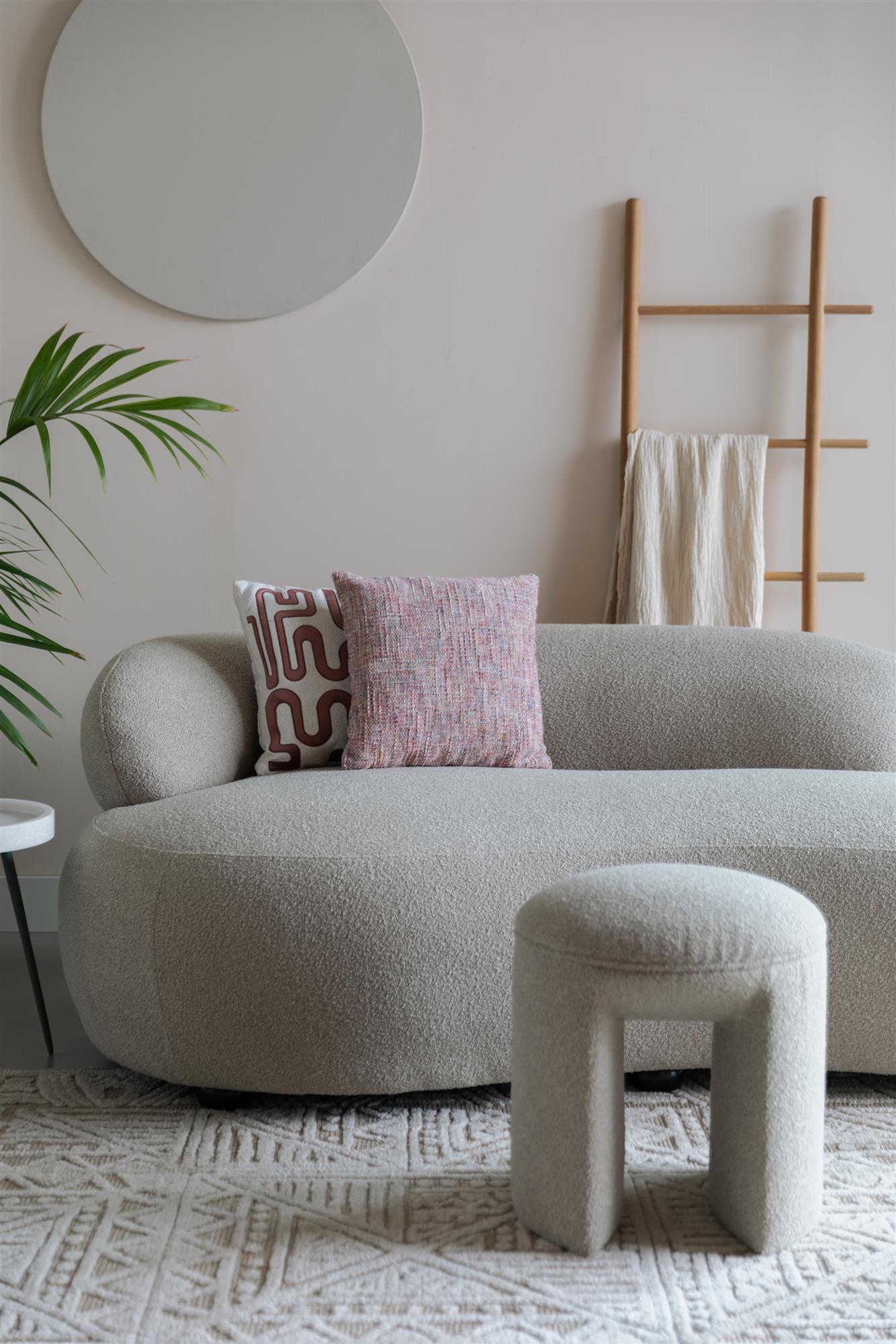 Kussen SYDNEY roze melange