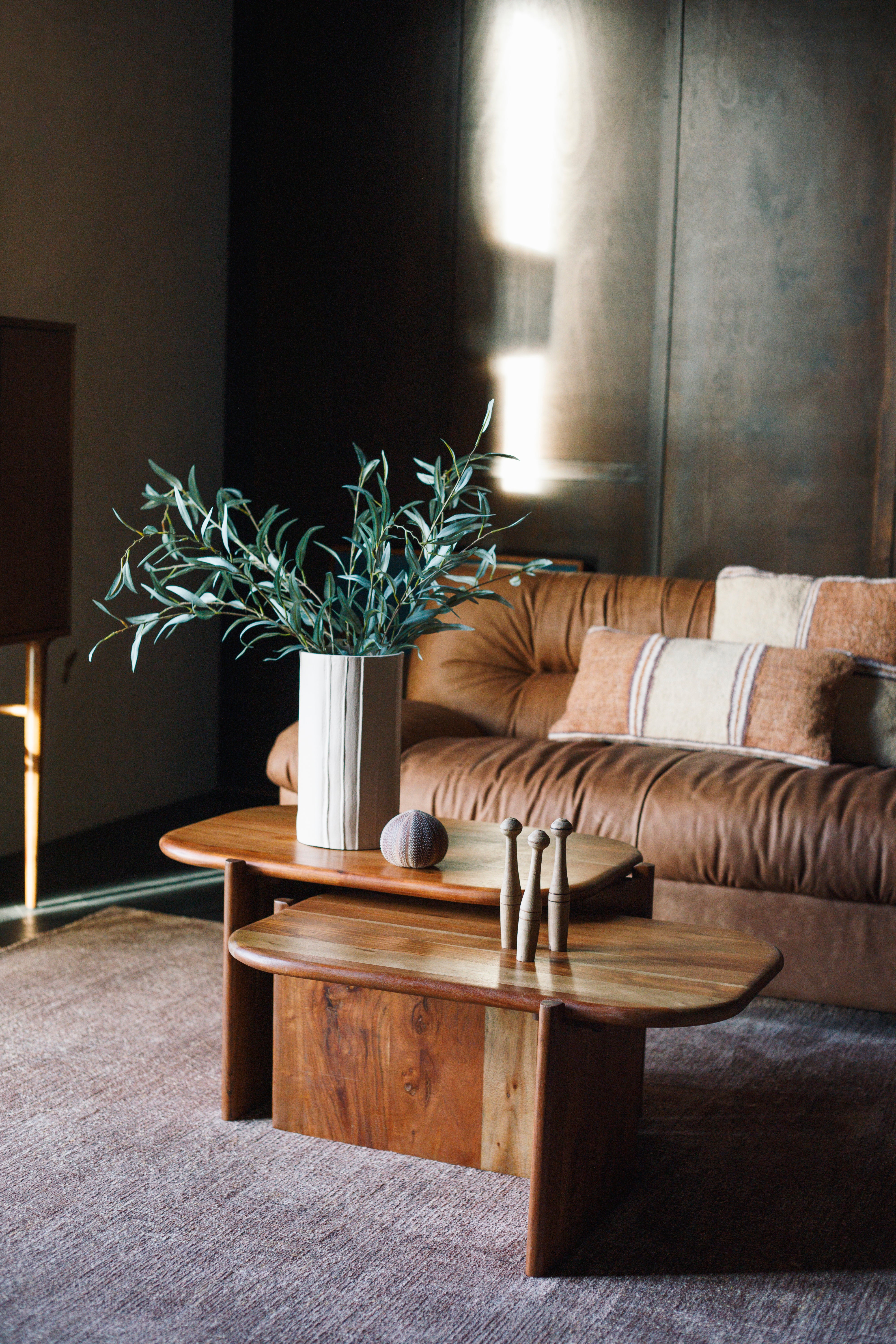 Bijzettafel FELLER acaciahout