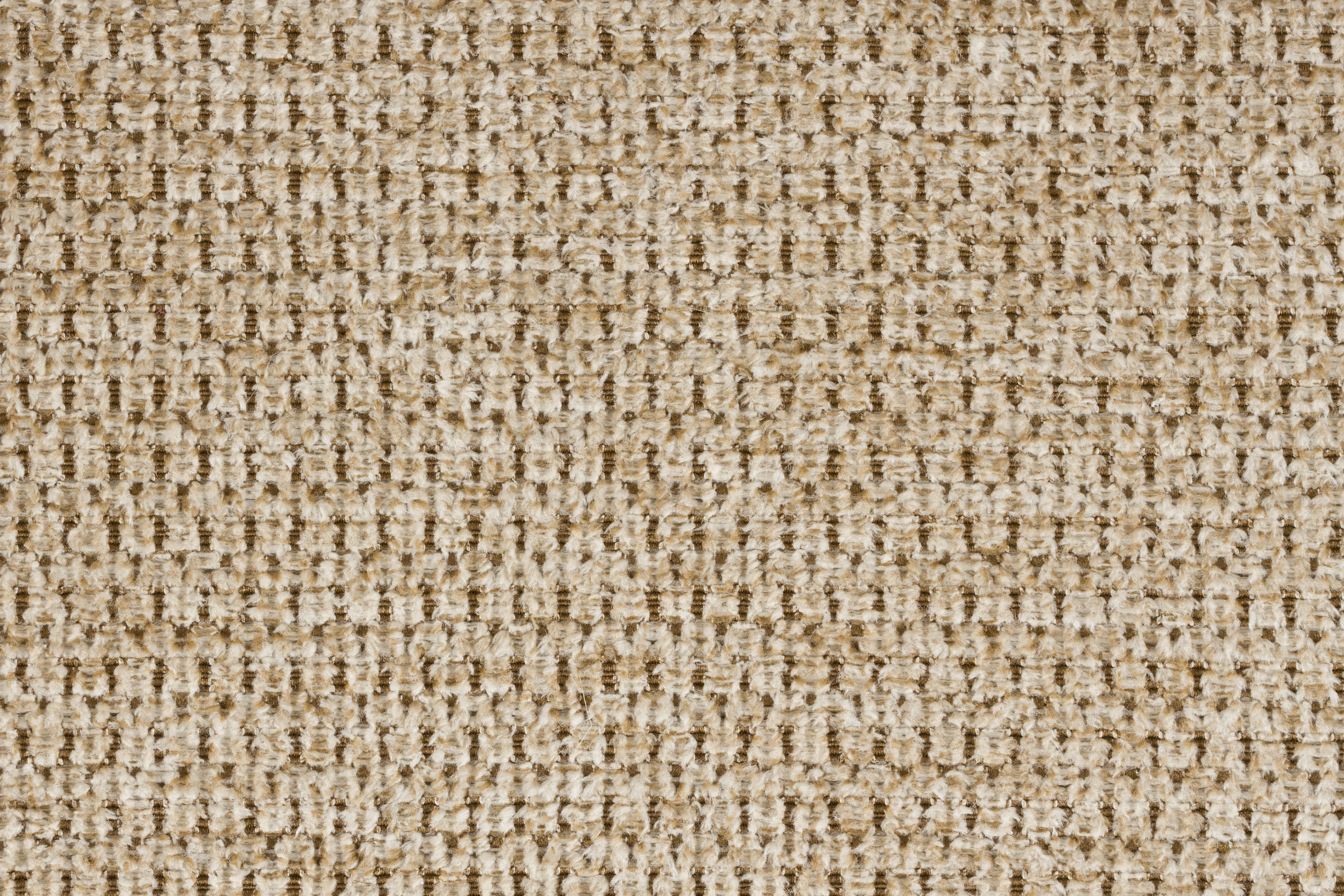 Stuhl PORTLAND beige mit braunem Gestell