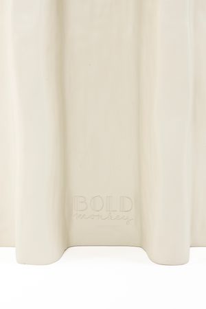 Ovaler Beistelltisch BORN TO BE ALIVE beige