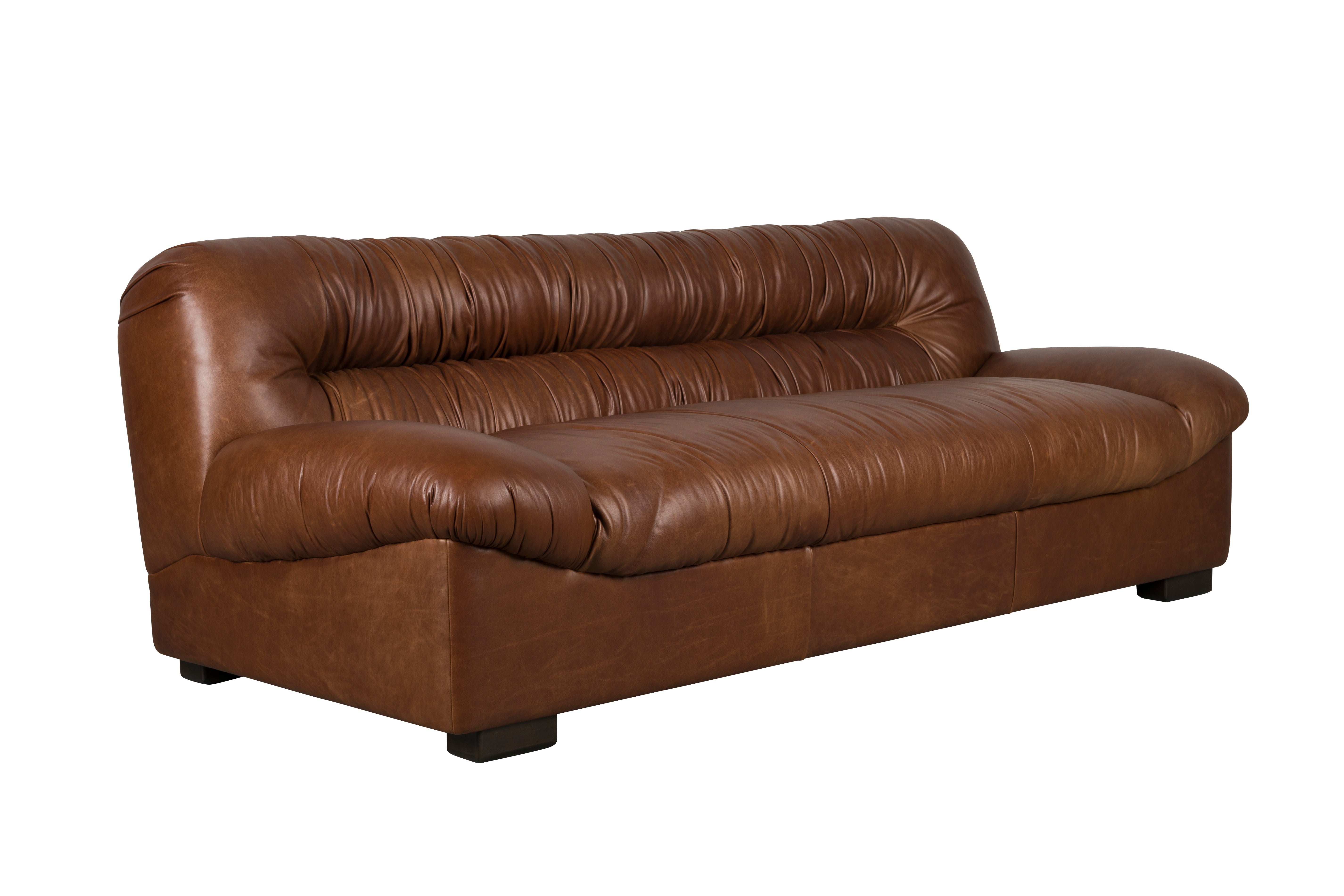 DOUGLAS Sofa chocolate leather