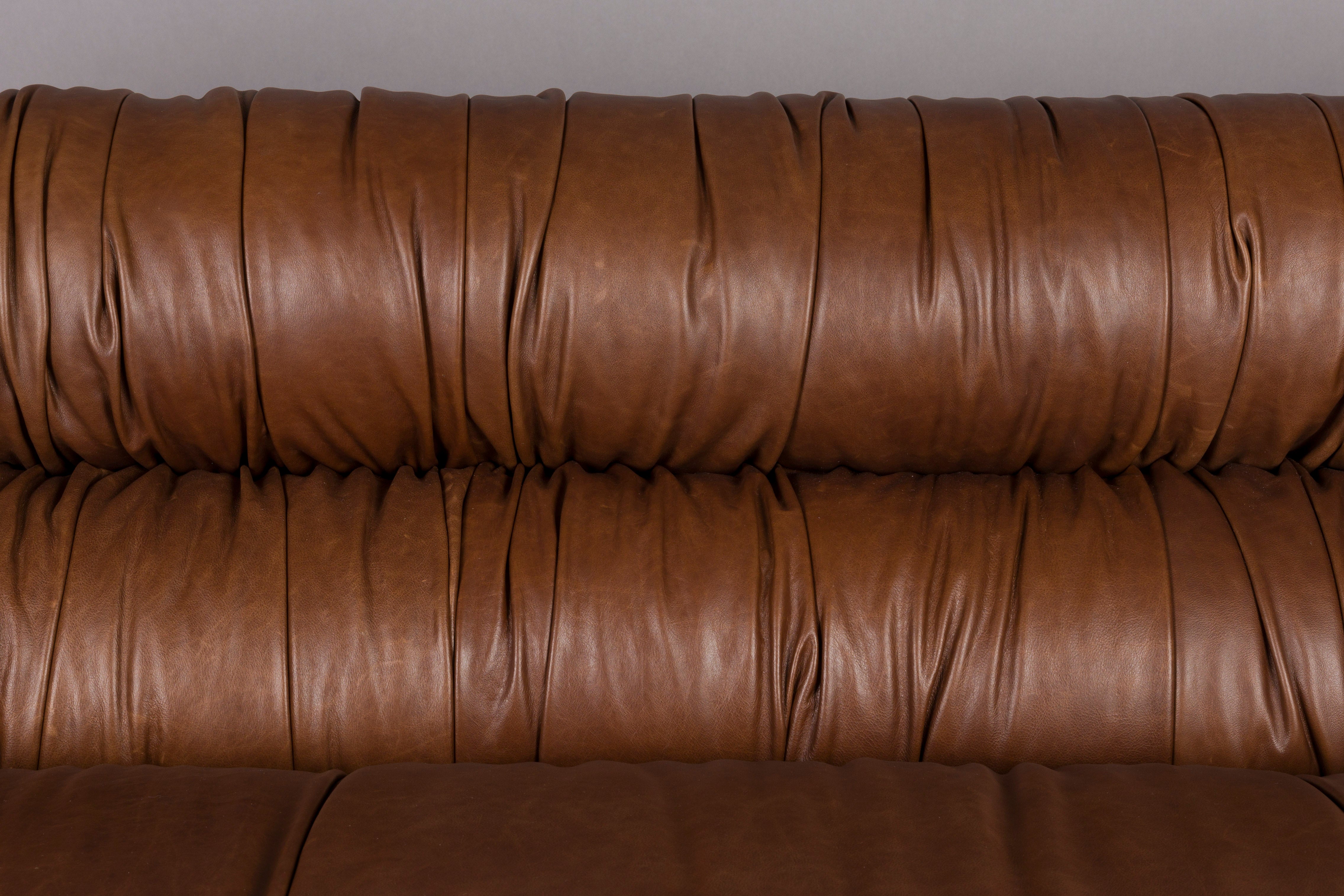 DOUGLAS Sofa chocolate leather