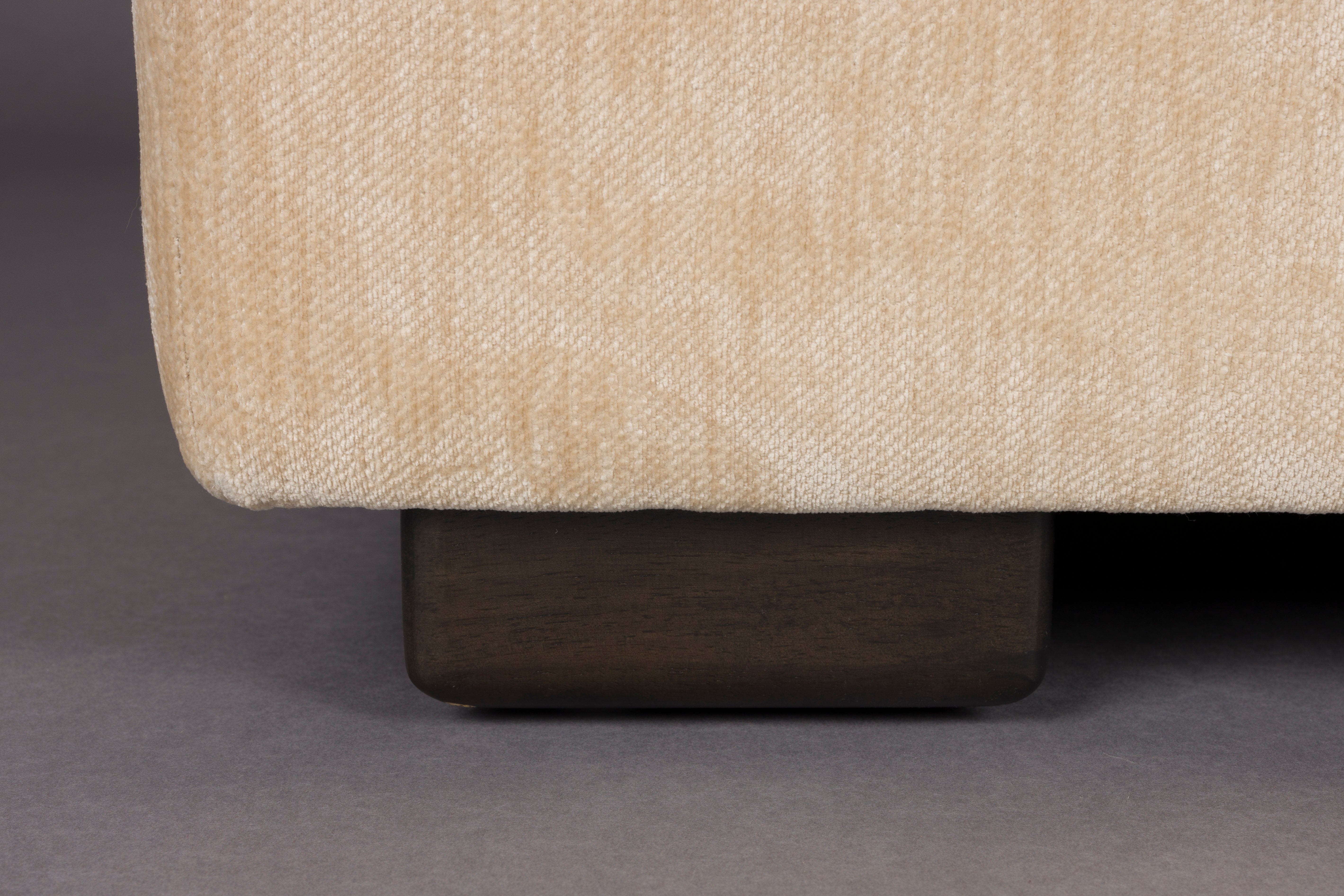 Sofa DOUGLAS beige fluweel