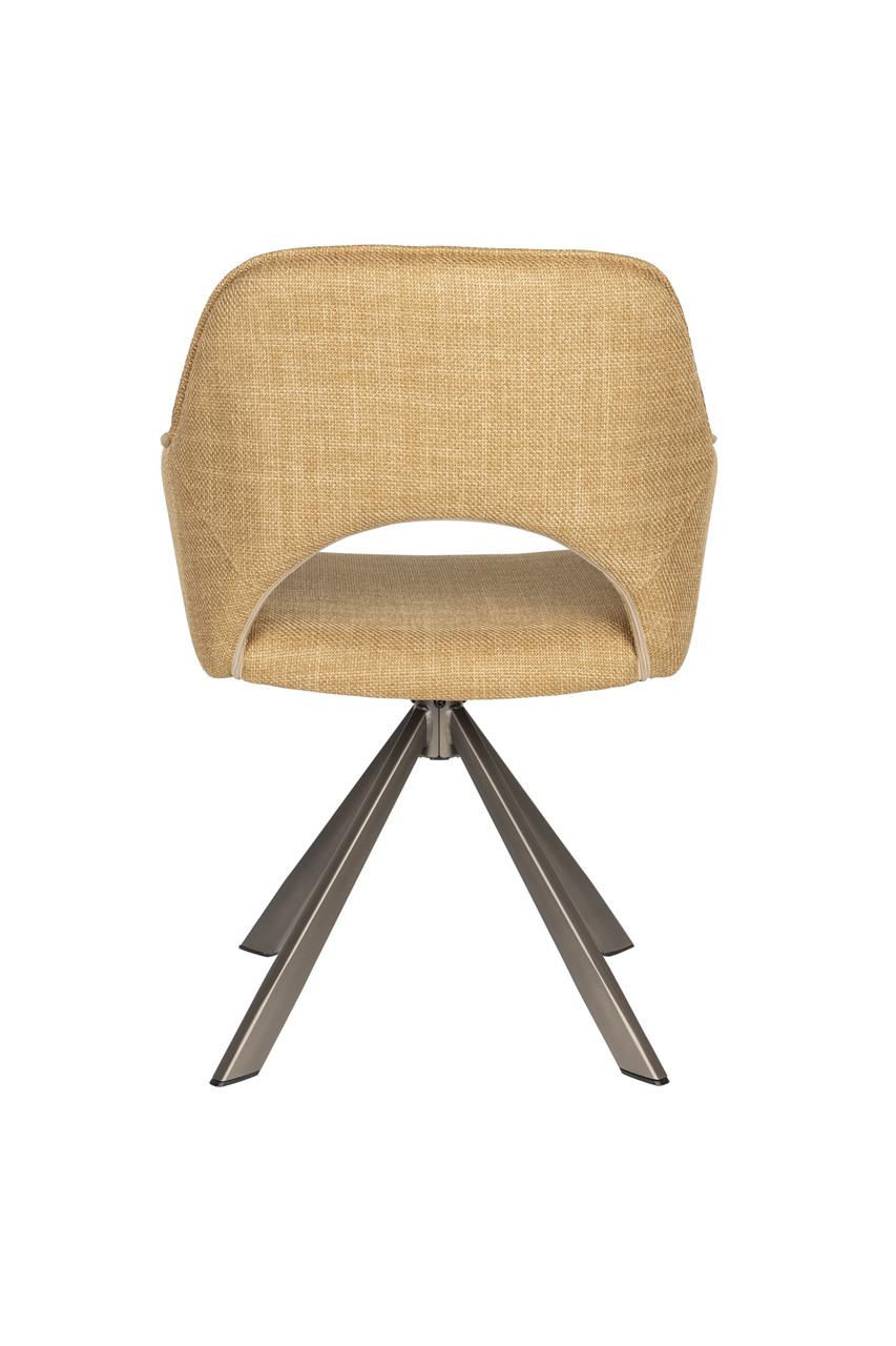 TOYE chair mustard brown