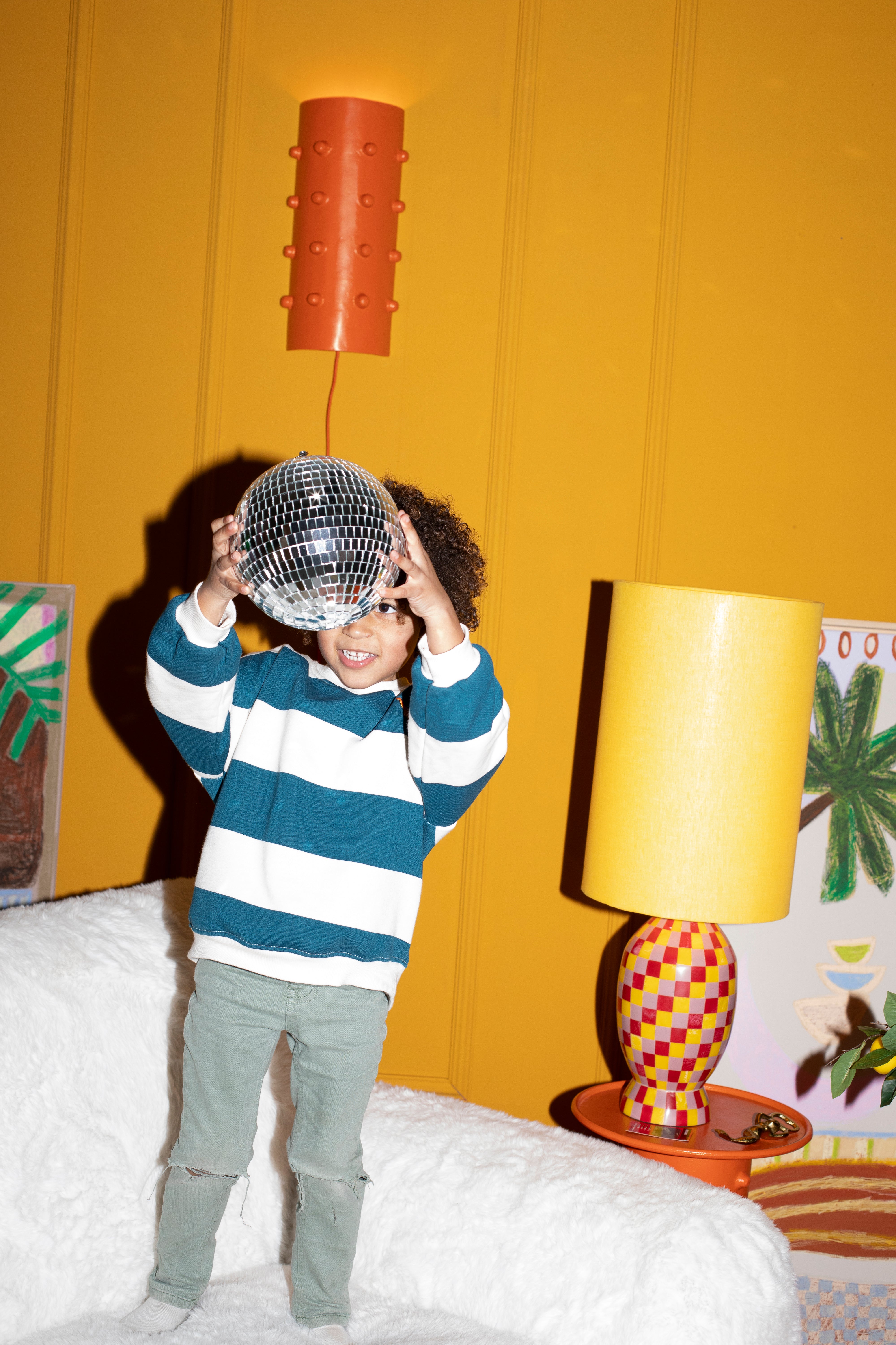 Wandlamp PINCH ME oranje