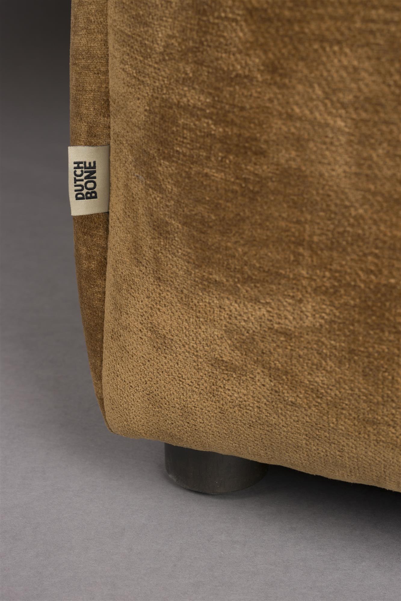 Sofa 3-zits HACKMAN koniakkleurig