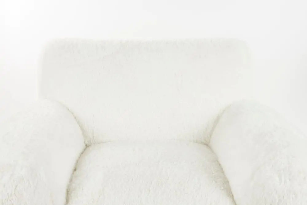 CUDDLE THE YETI white armchair