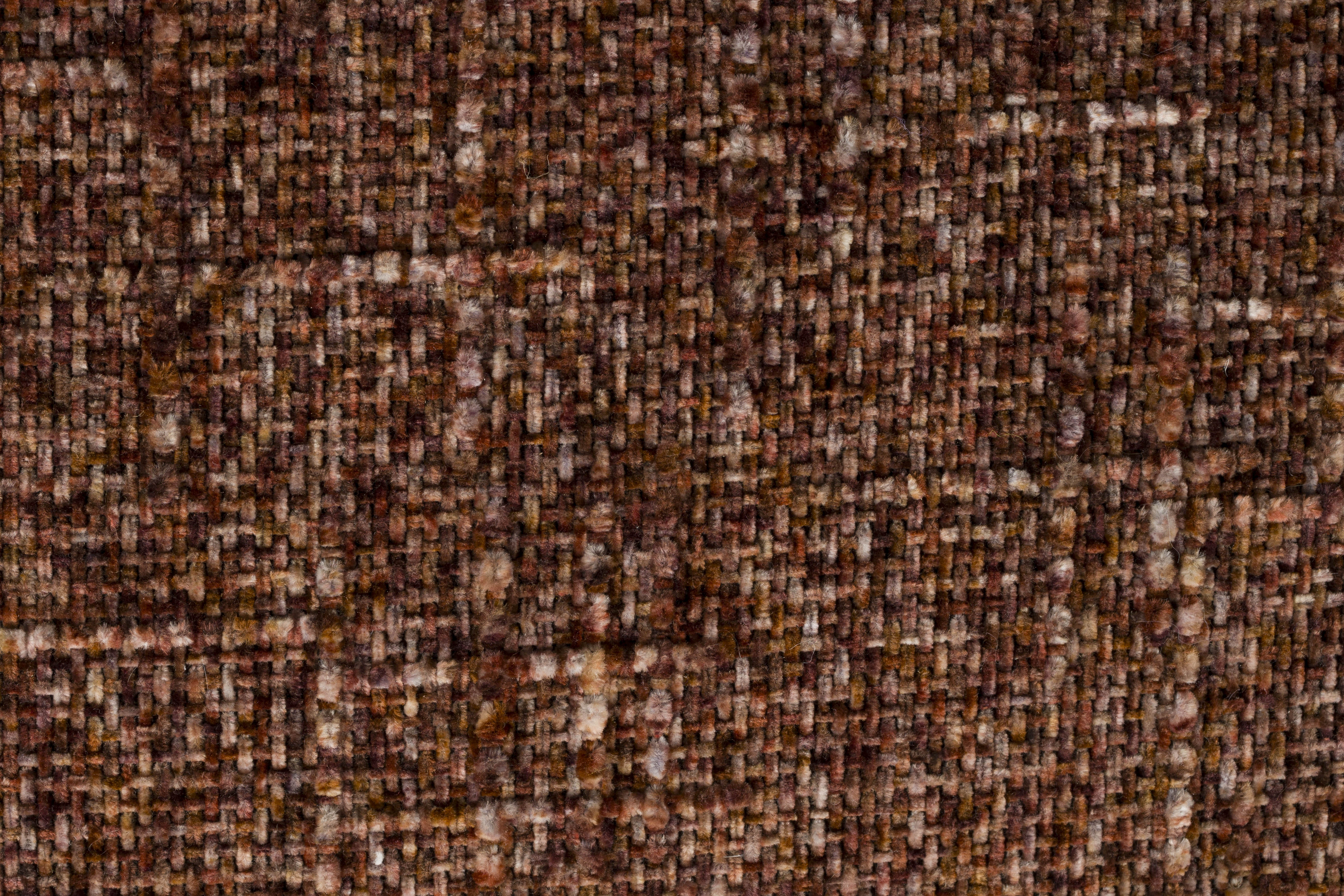 Fauteuil KENT bordeaux met rood