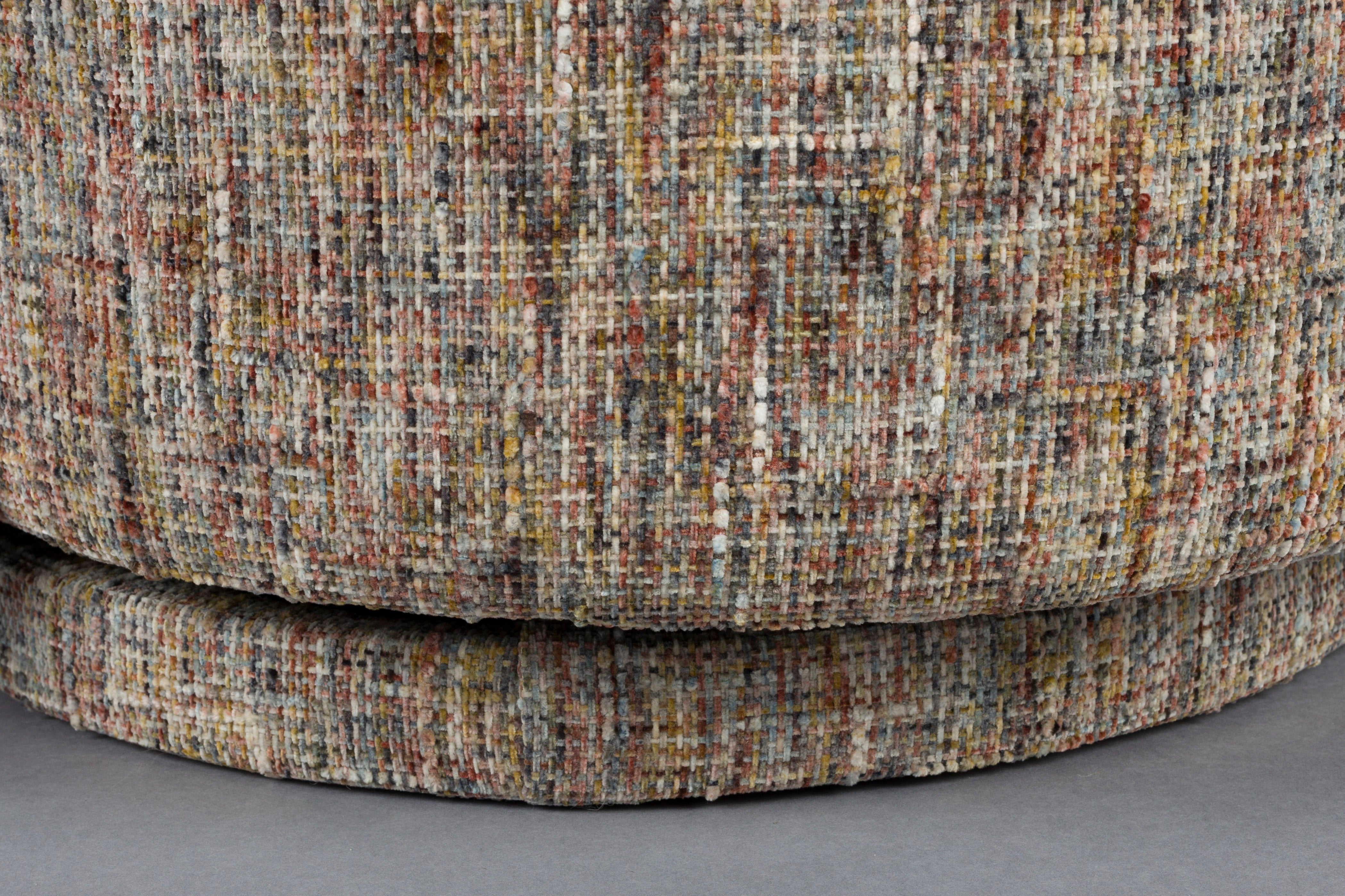 Draaistoel ROSE bruin gemêleerd