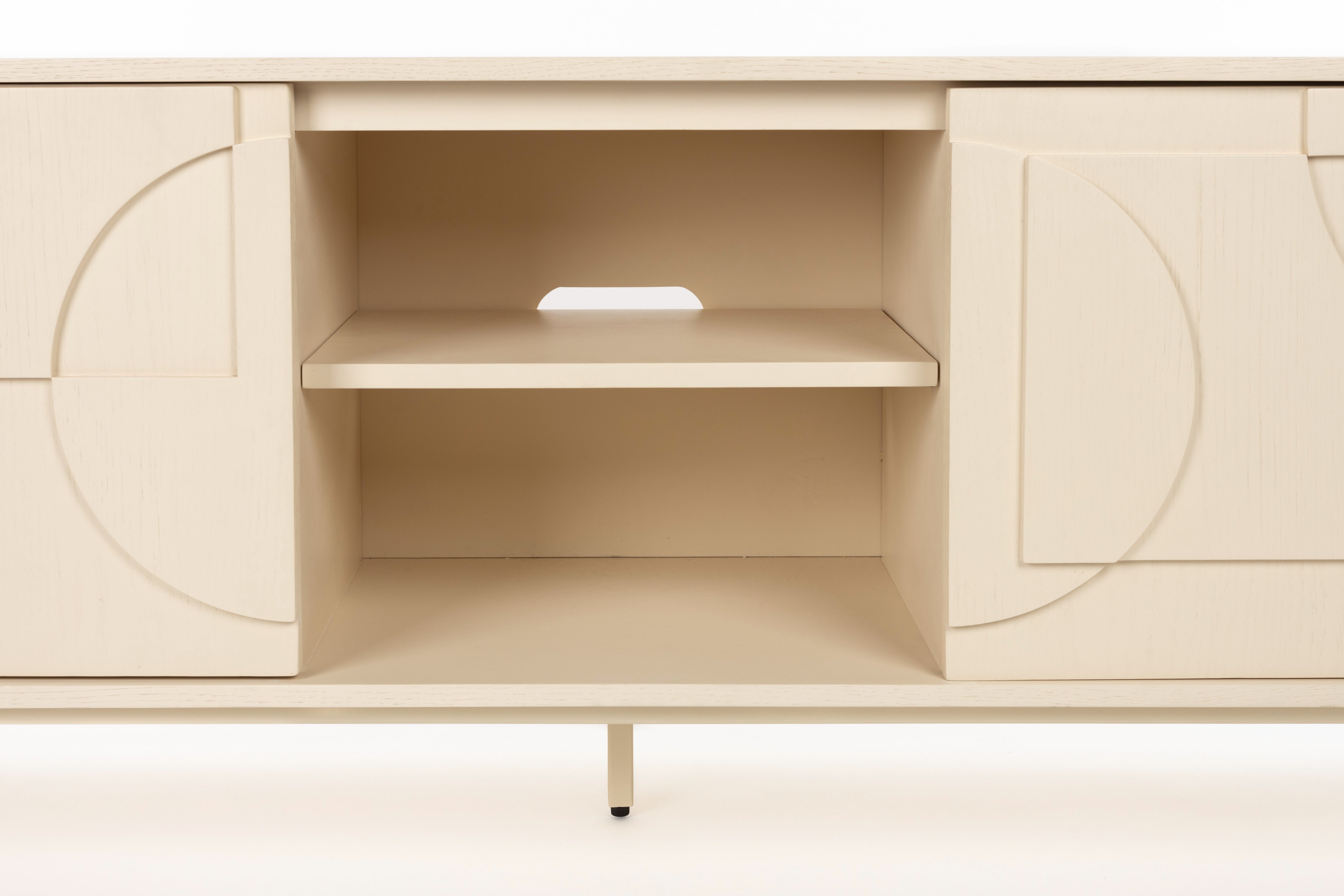 FACES TV-meubel lichtbeige hout