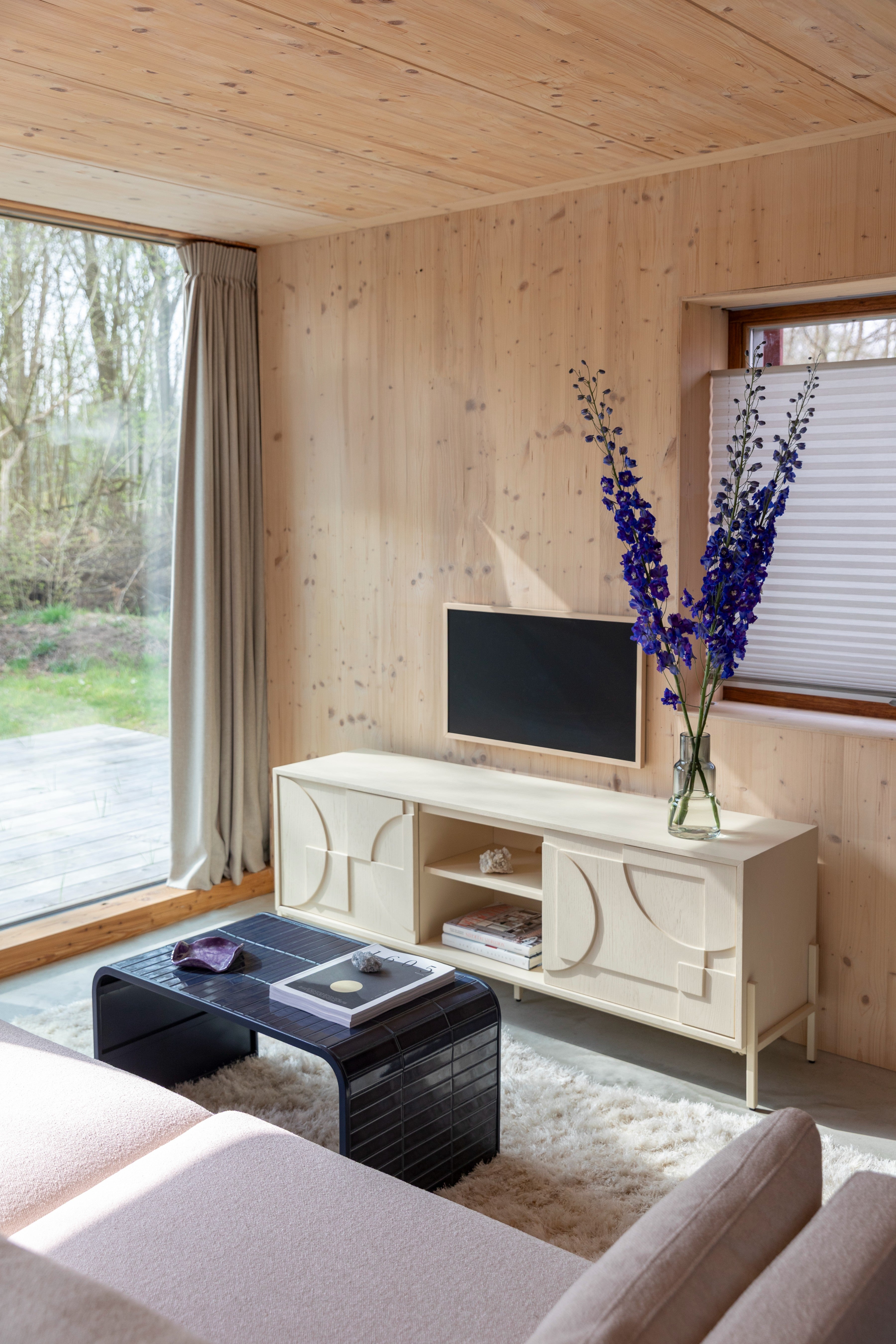 FACES TV-meubel lichtbeige hout